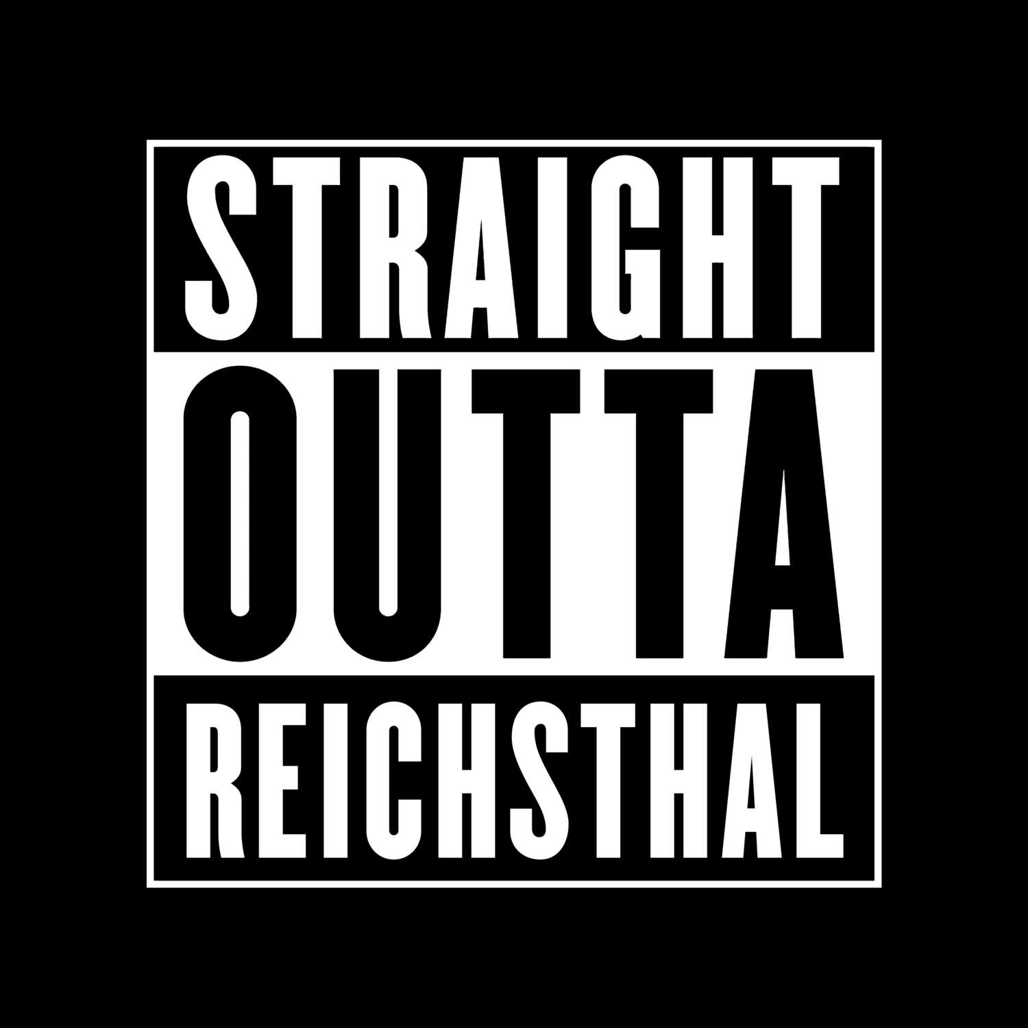Reichsthal T-Shirt »Straight Outta«