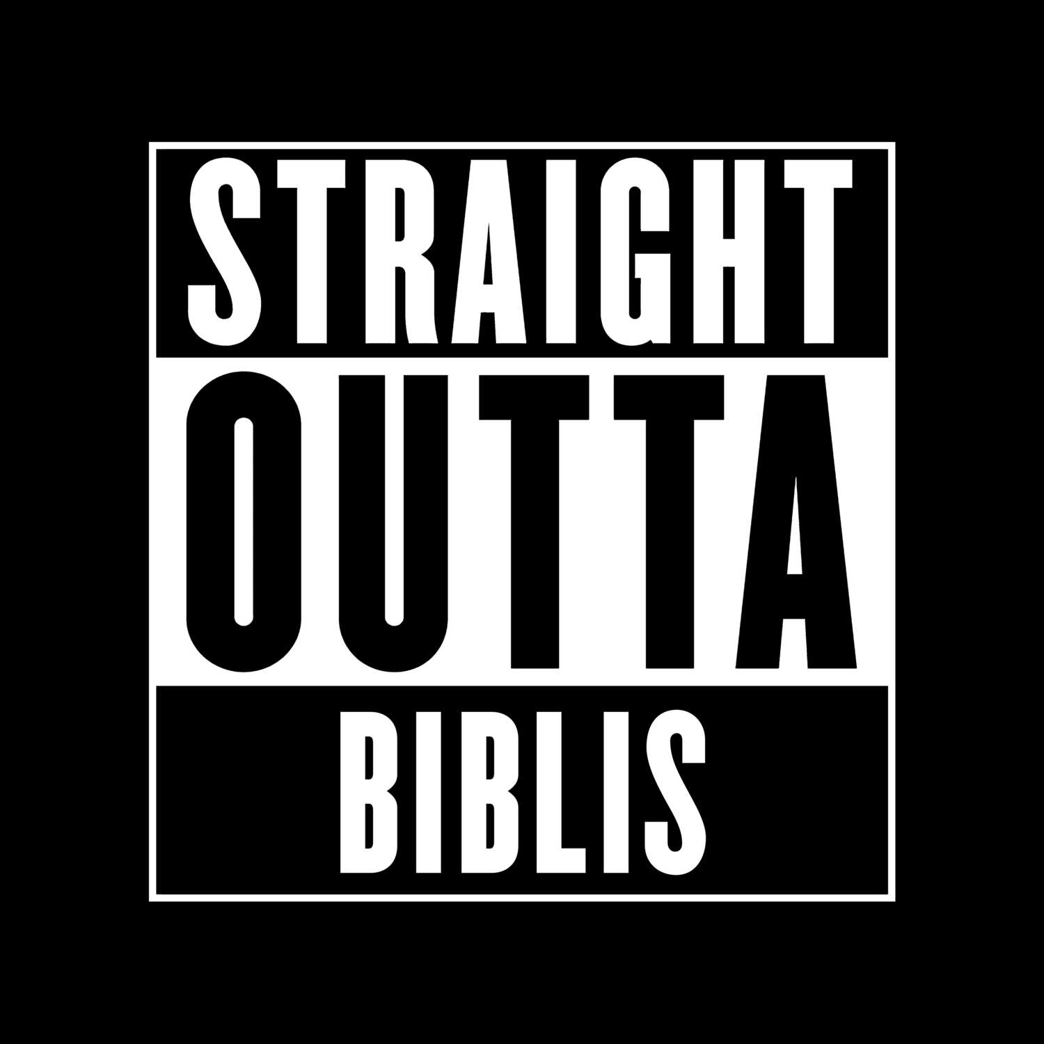 Biblis T-Shirt »Straight Outta«