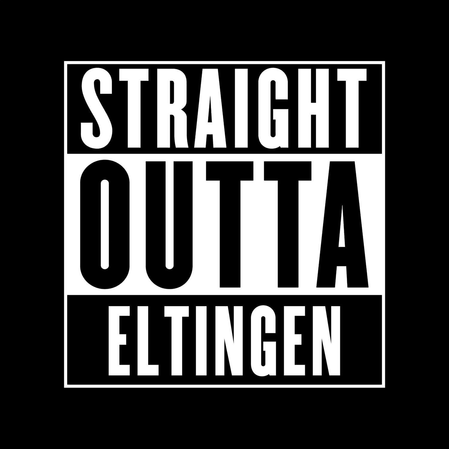 Eltingen T-Shirt »Straight Outta«