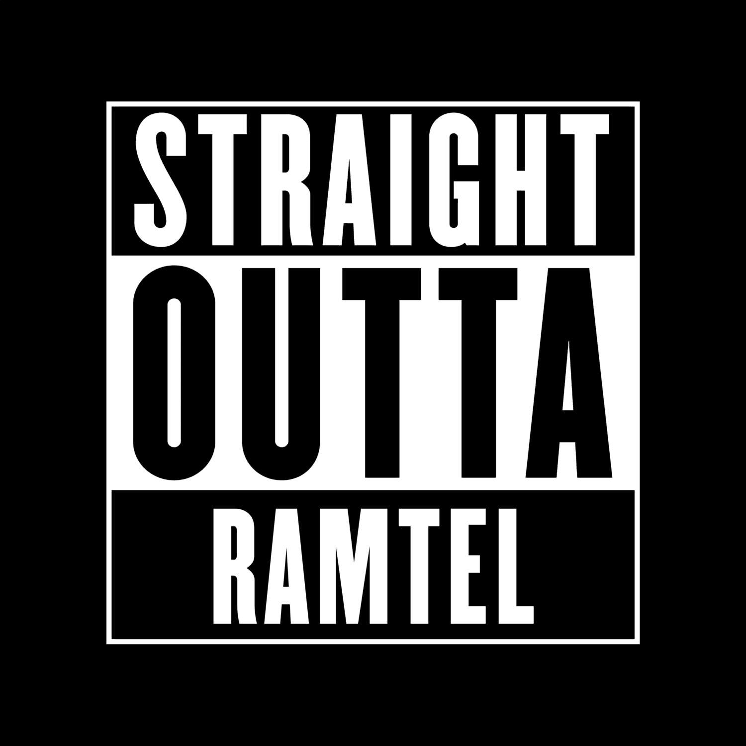 Ramtel T-Shirt »Straight Outta«