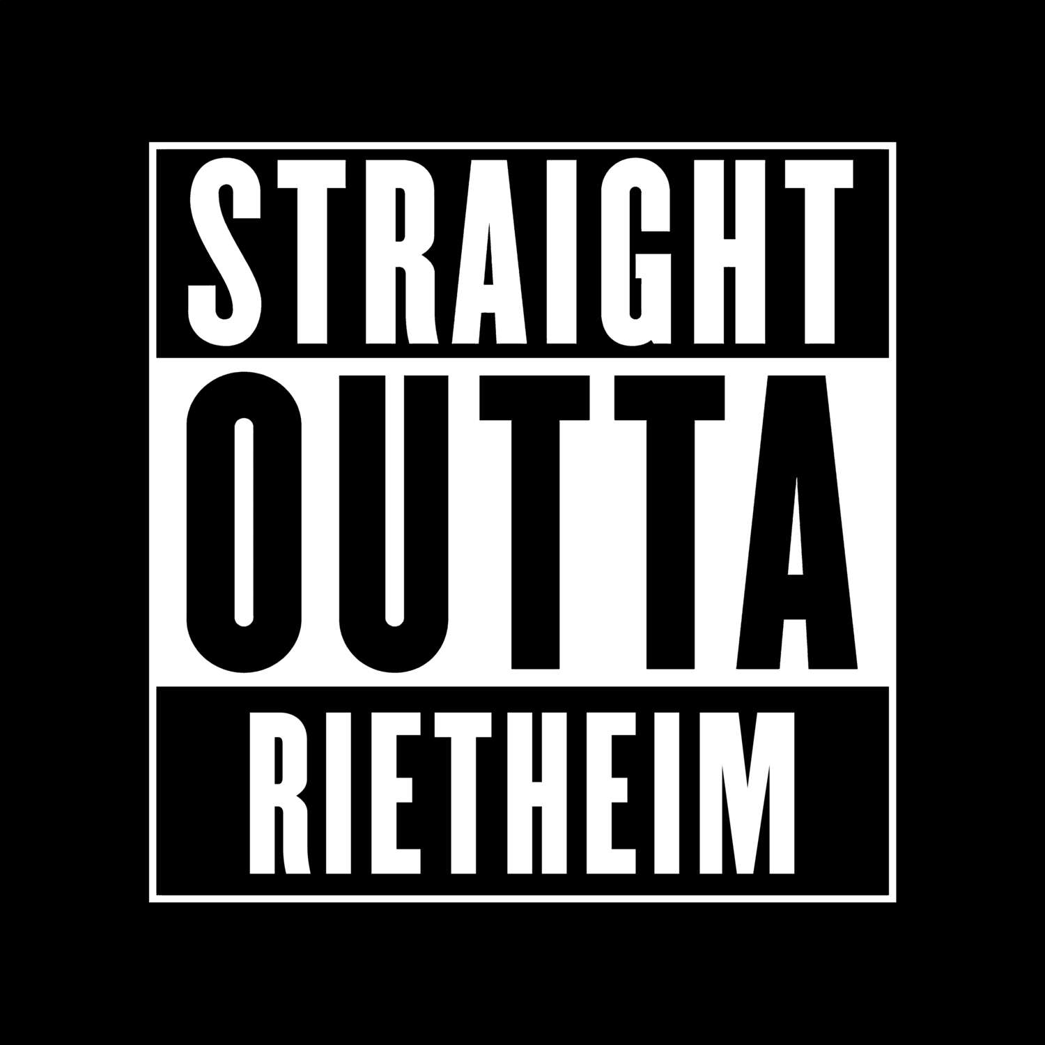 Rietheim T-Shirt »Straight Outta«