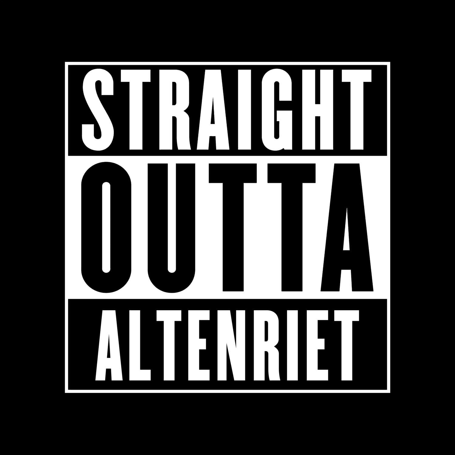 Altenriet T-Shirt »Straight Outta«