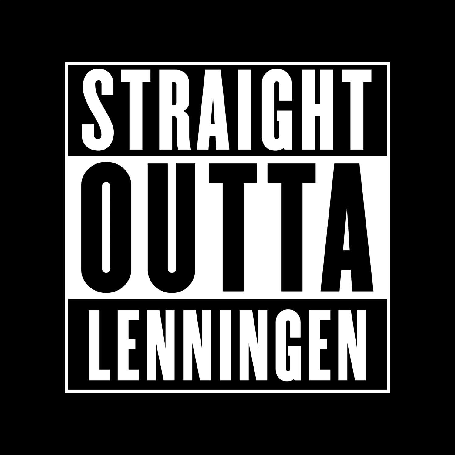 Lenningen T-Shirt »Straight Outta«