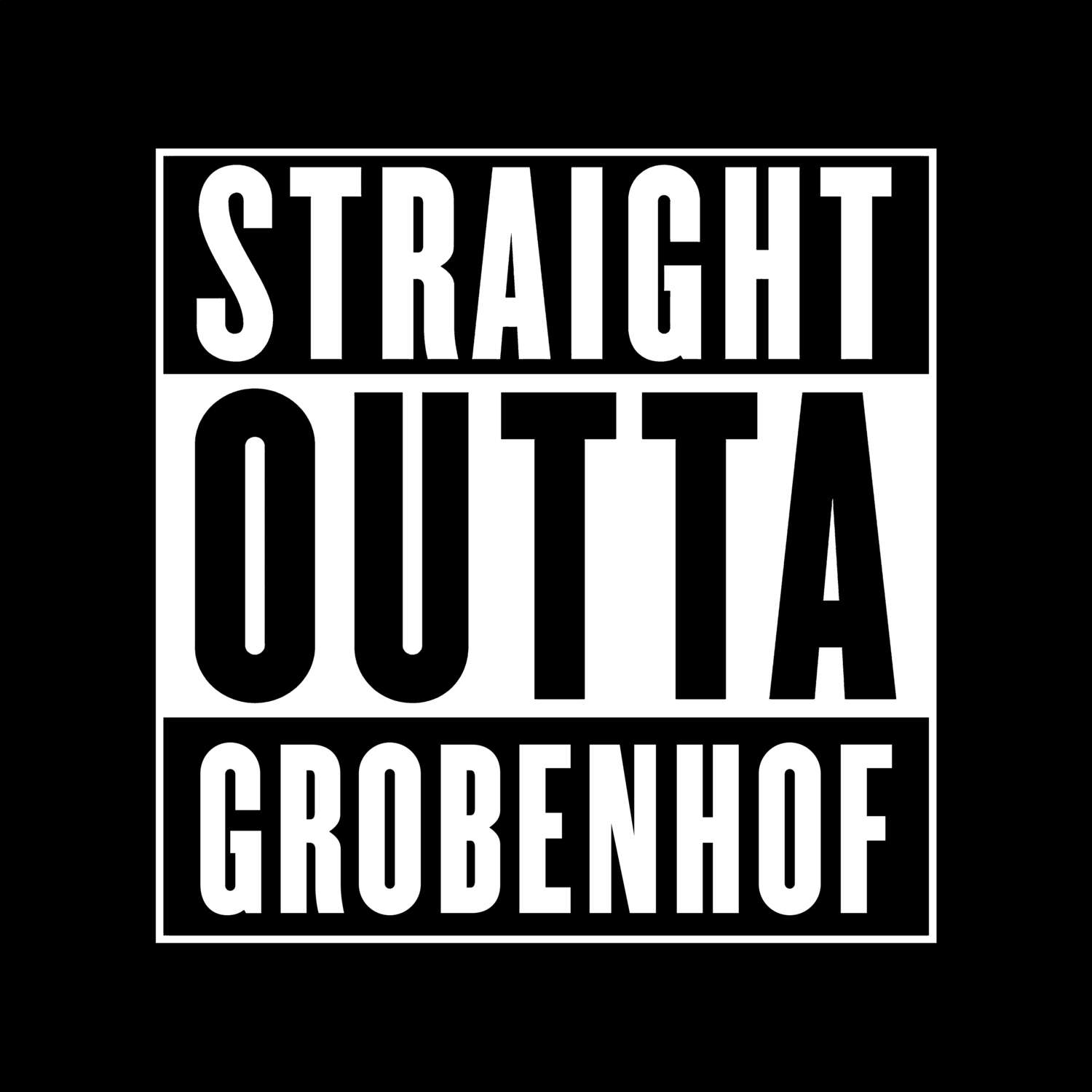 Grobenhof T-Shirt »Straight Outta«