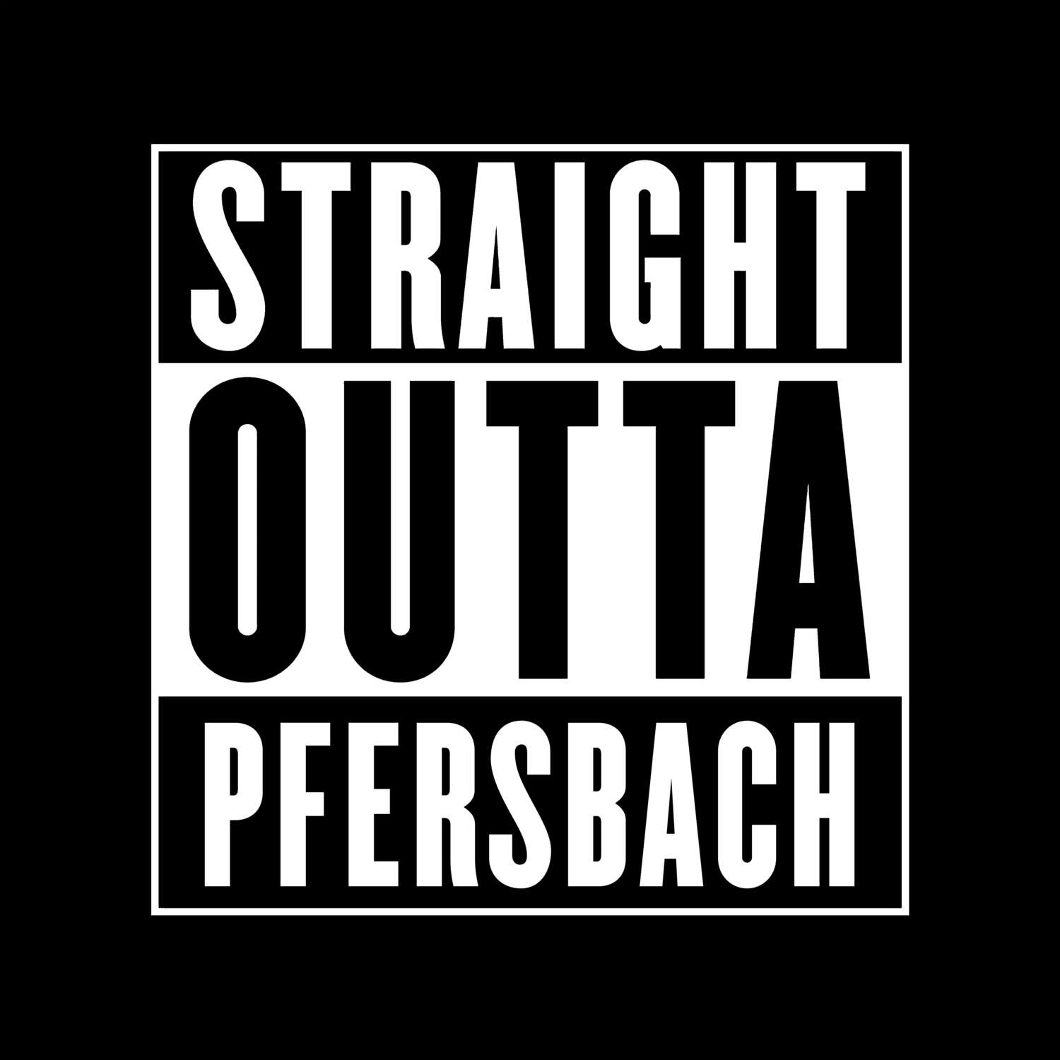 Pfersbach T-Shirt »Straight Outta«
