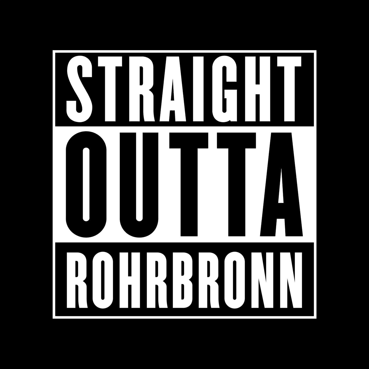 Rohrbronn T-Shirt »Straight Outta«