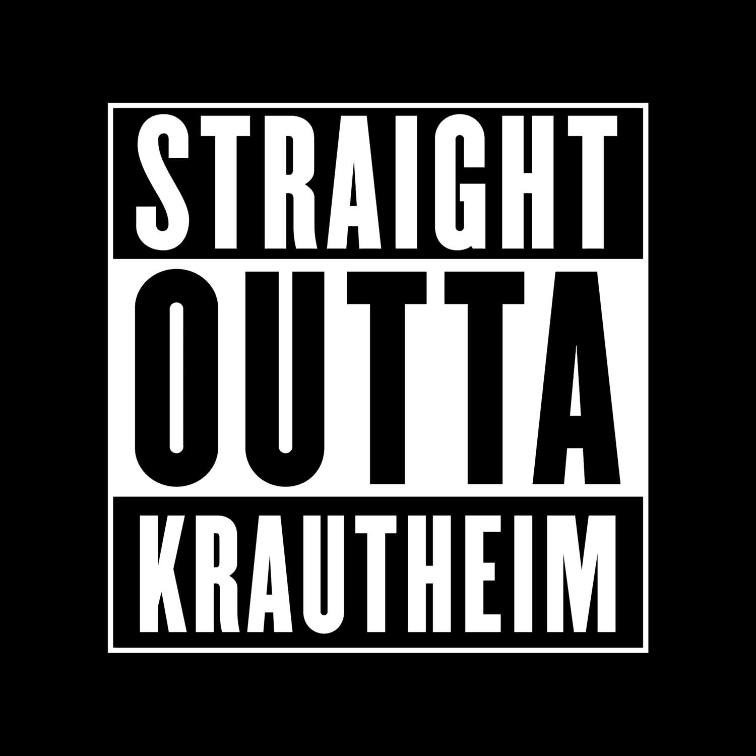 Krautheim T-Shirt »Straight Outta«
