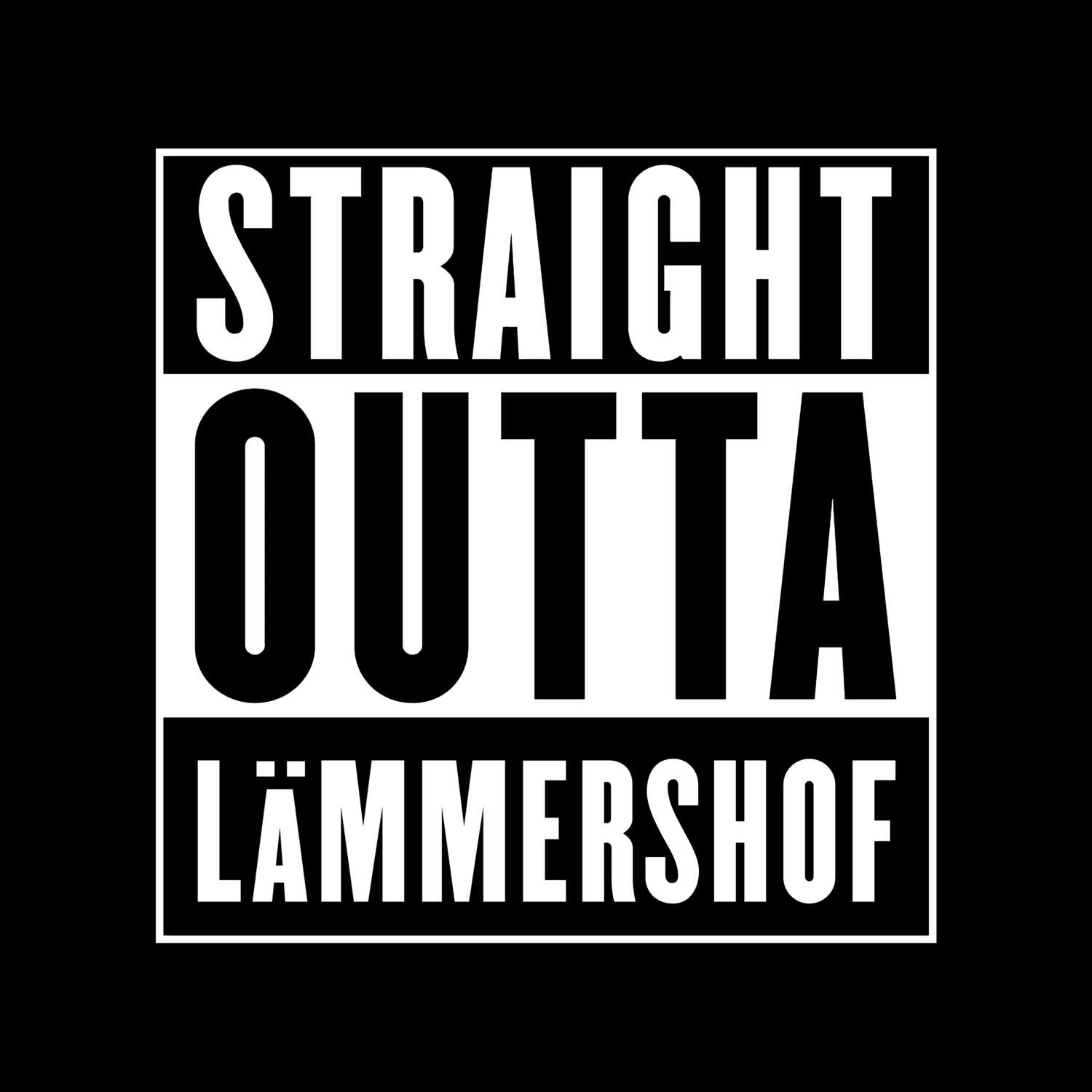 Lämmershof T-Shirt »Straight Outta«