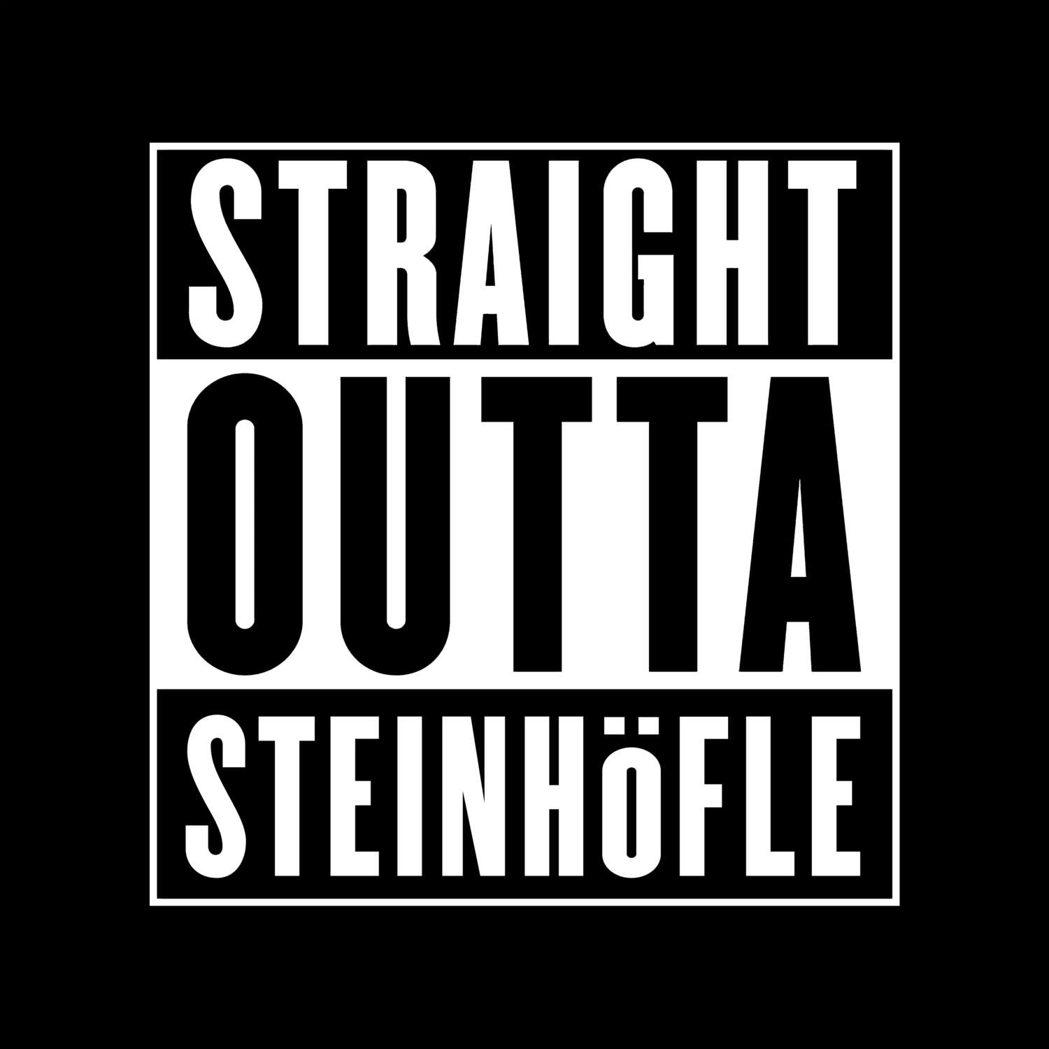 Steinhöfle T-Shirt »Straight Outta«
