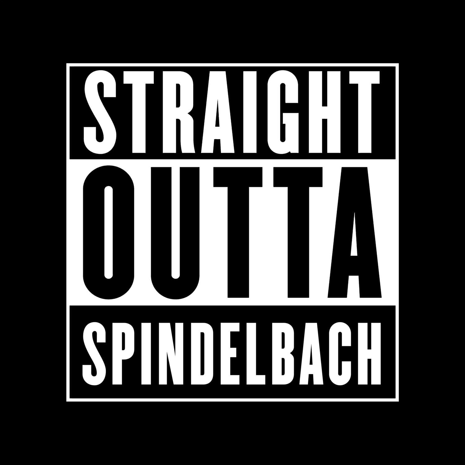 Spindelbach T-Shirt »Straight Outta«