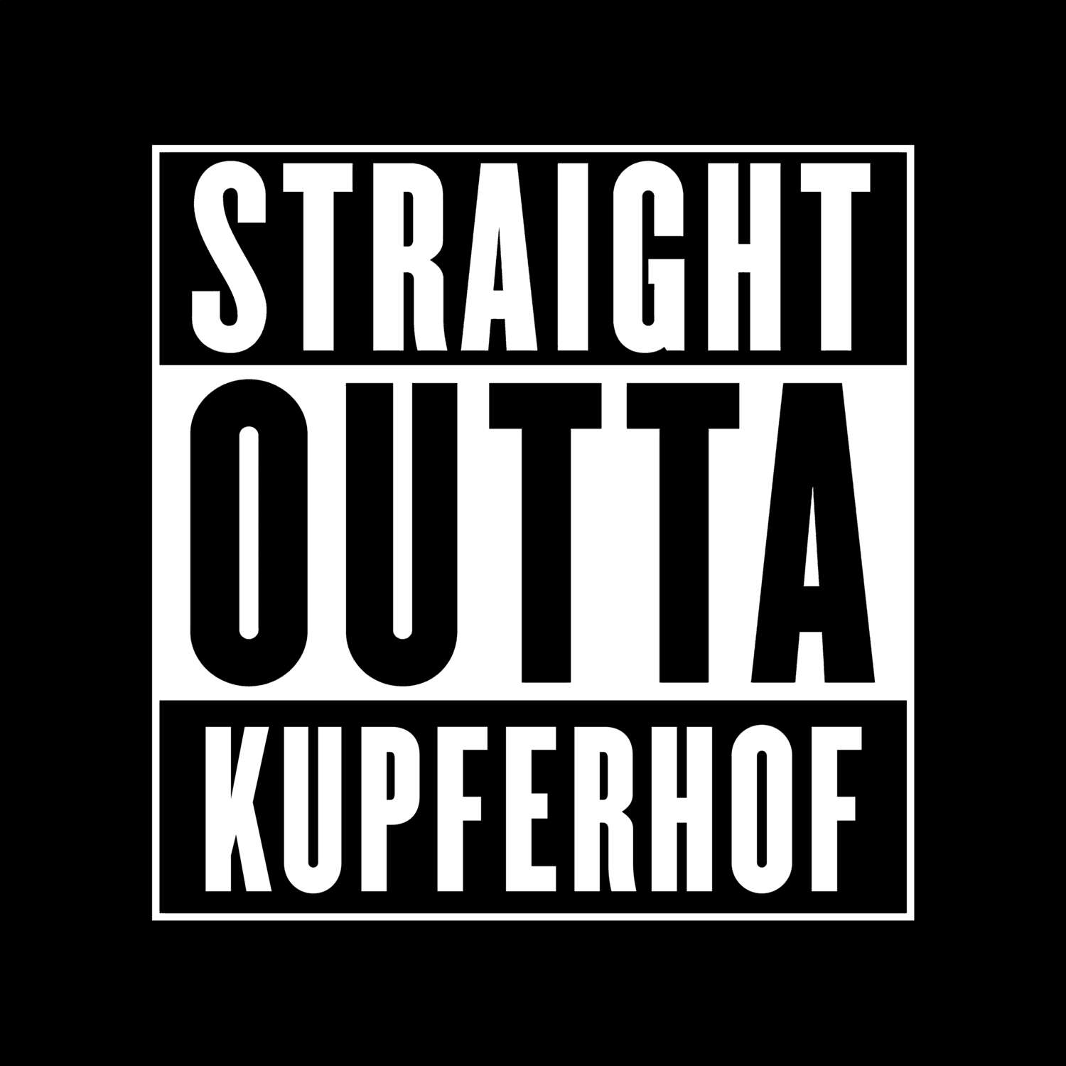 Kupferhof T-Shirt »Straight Outta«