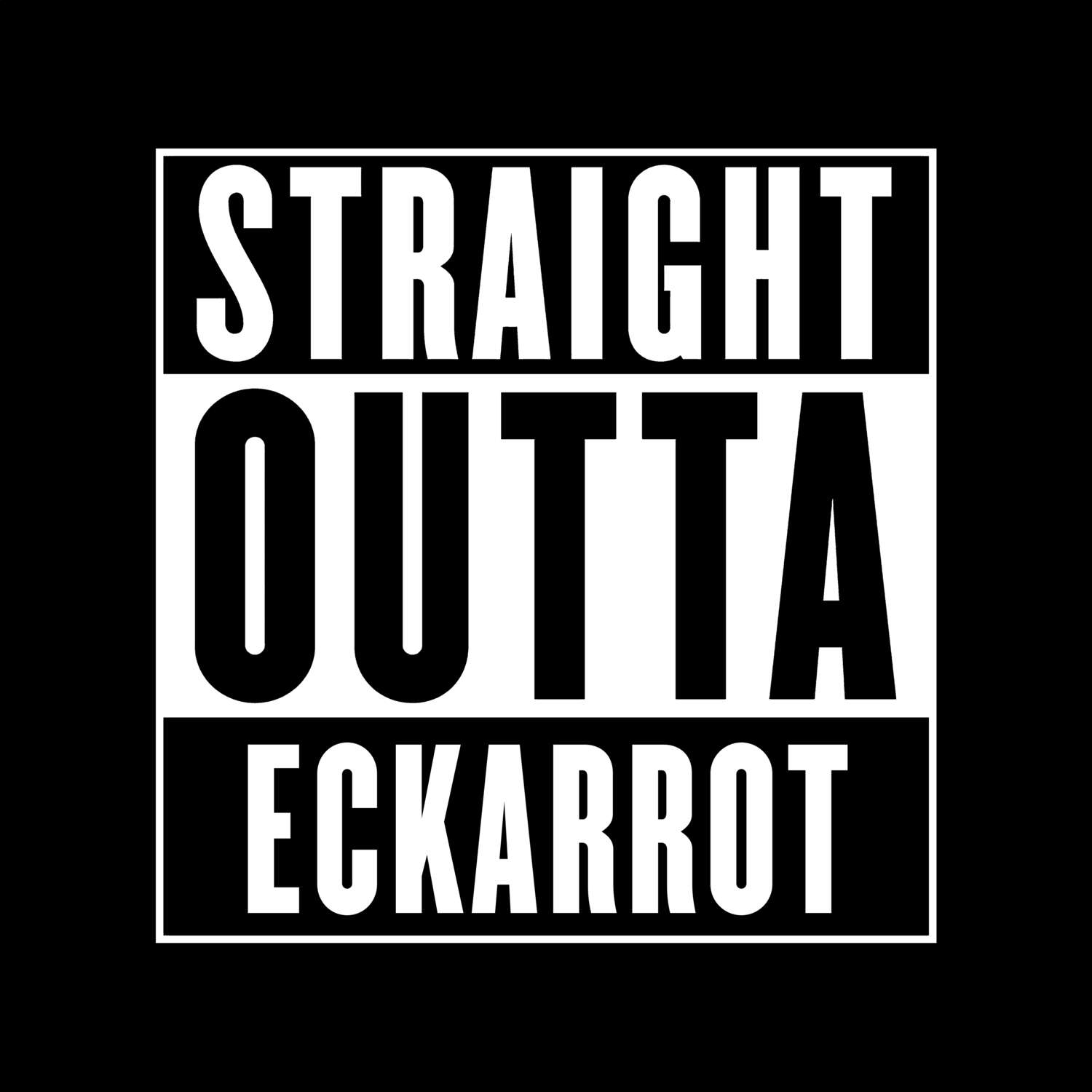 Eckarrot T-Shirt »Straight Outta«