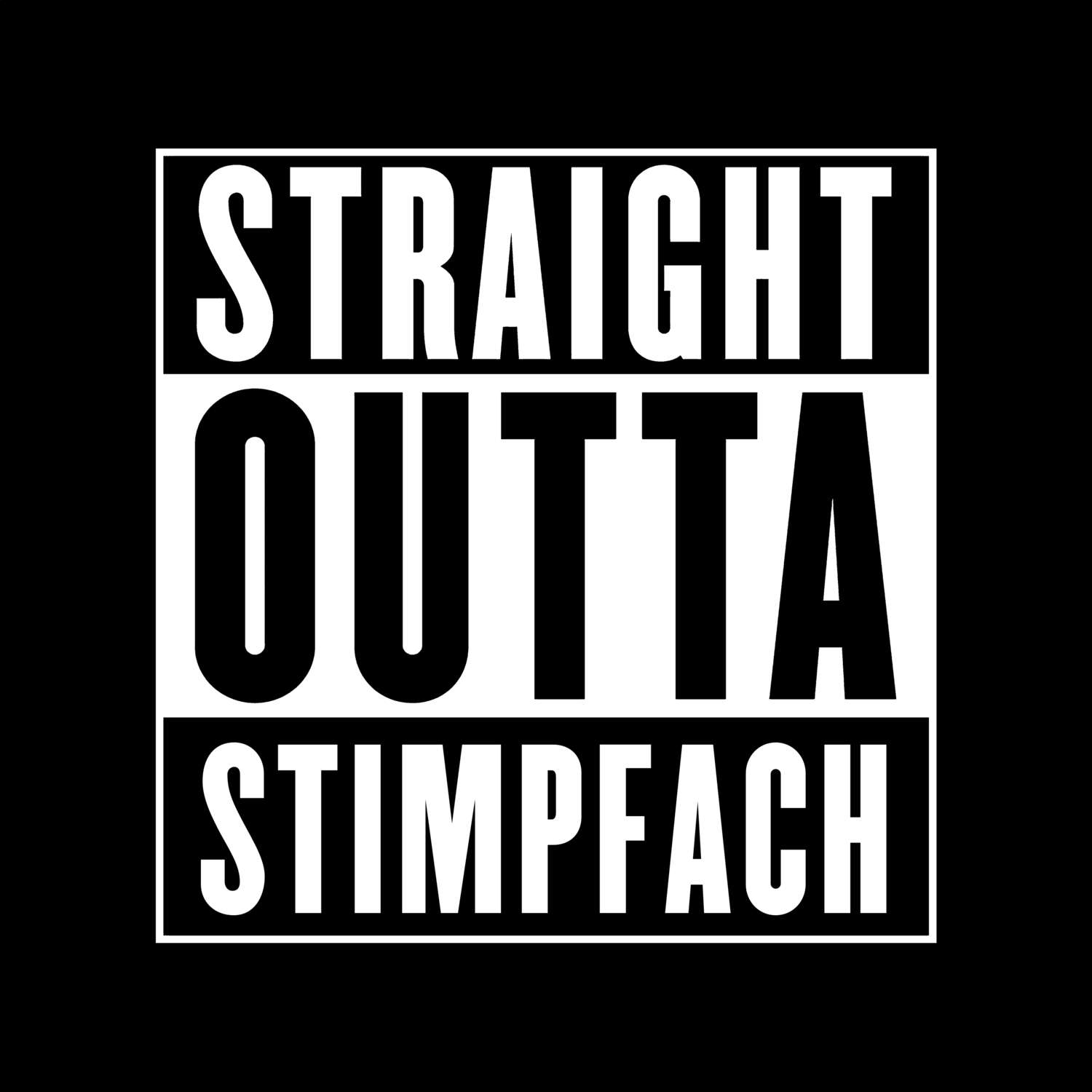 Stimpfach T-Shirt »Straight Outta«