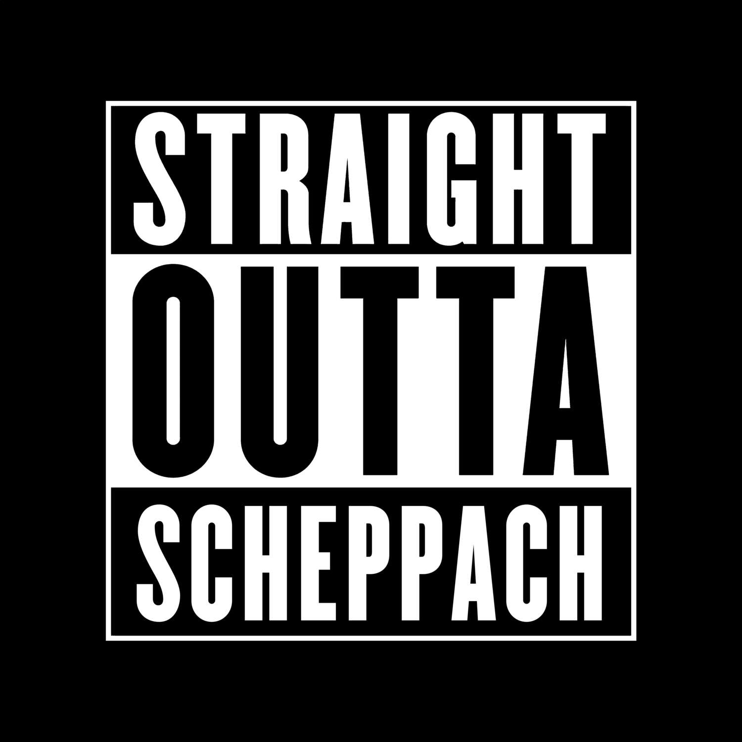 Scheppach T-Shirt »Straight Outta«