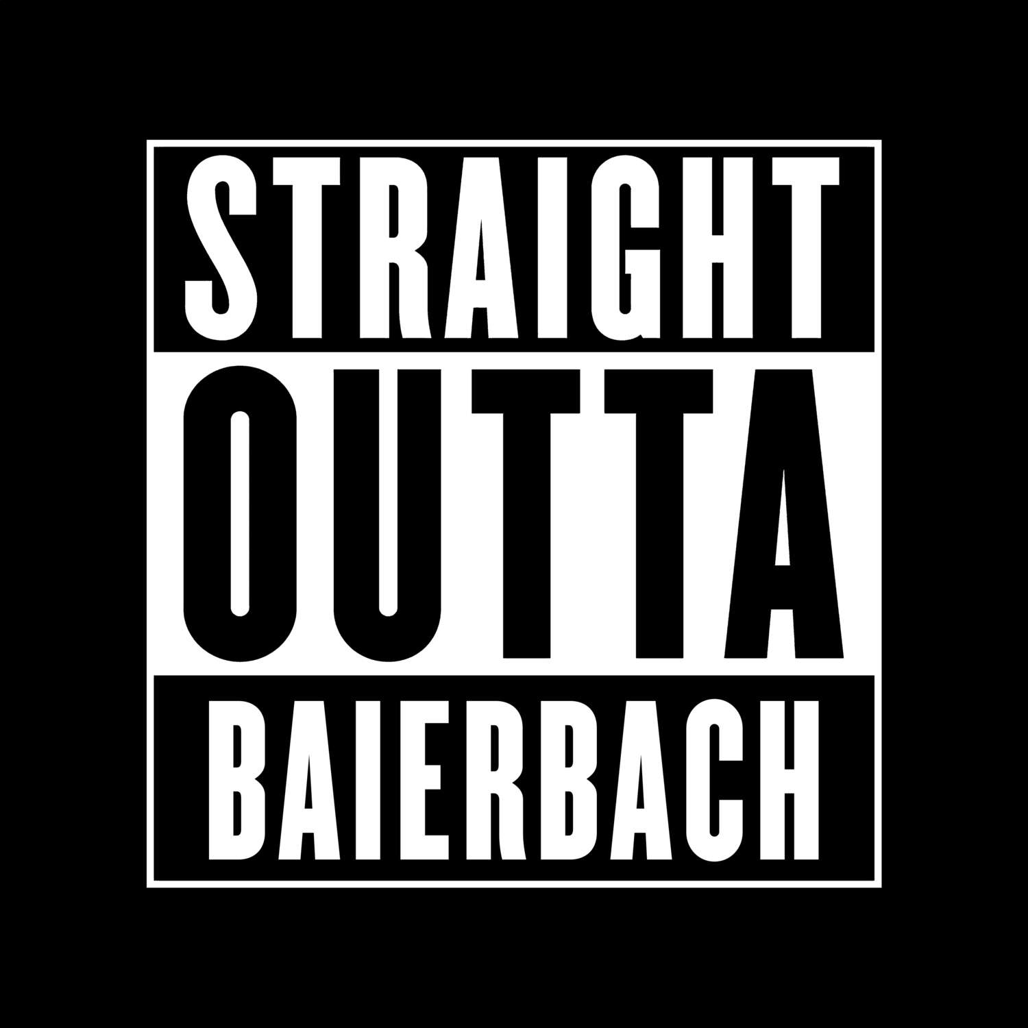 Baierbach T-Shirt »Straight Outta«