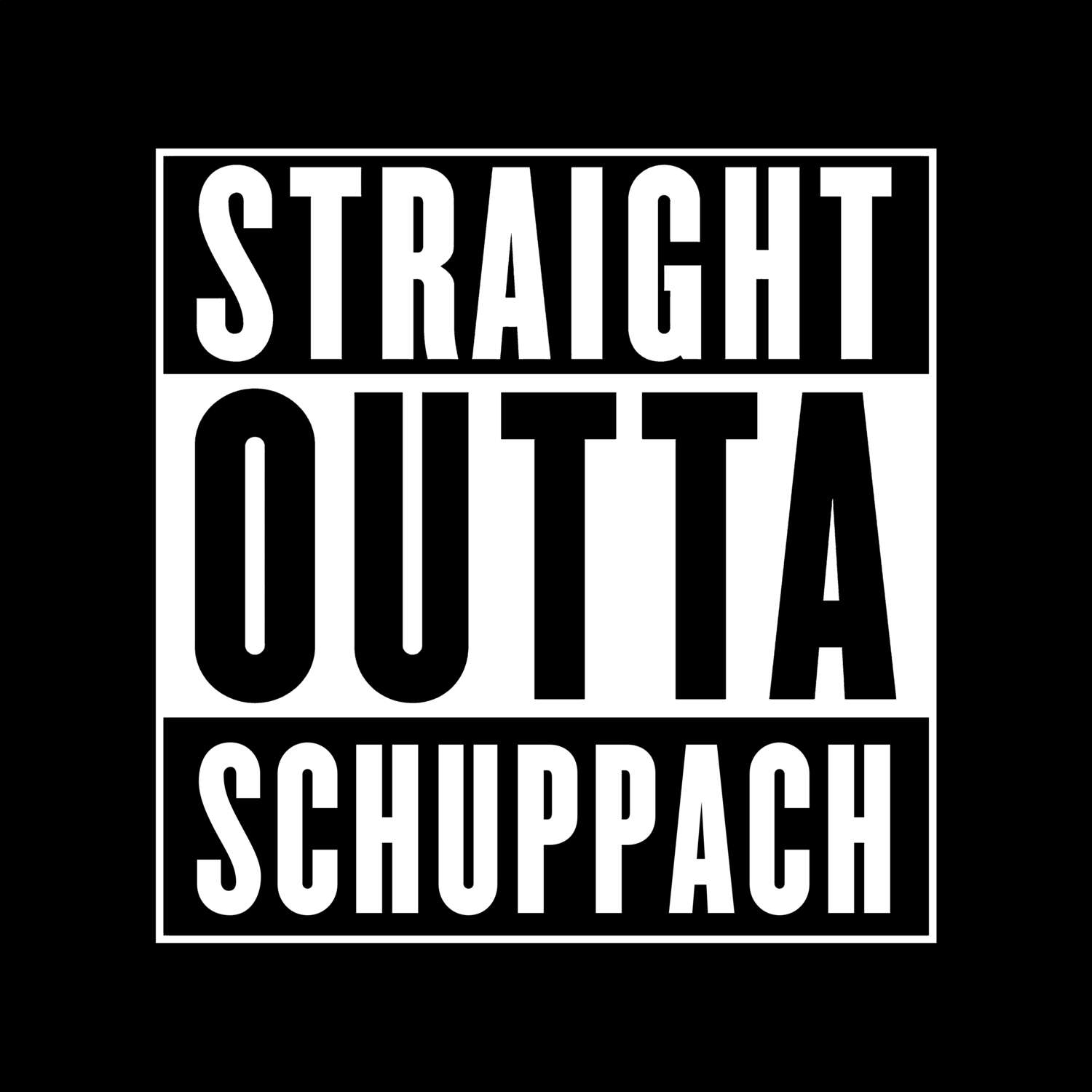 Schuppach T-Shirt »Straight Outta«