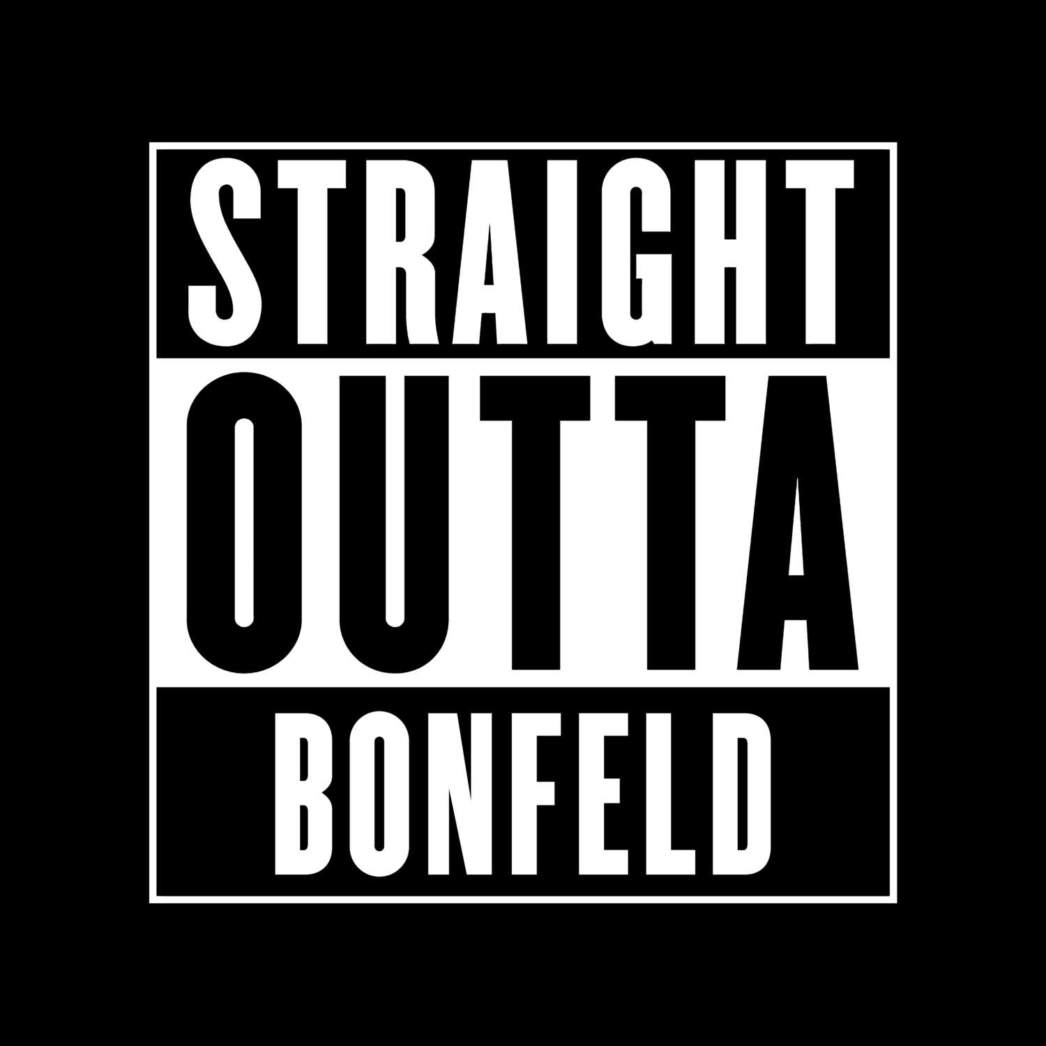 Bonfeld T-Shirt »Straight Outta«