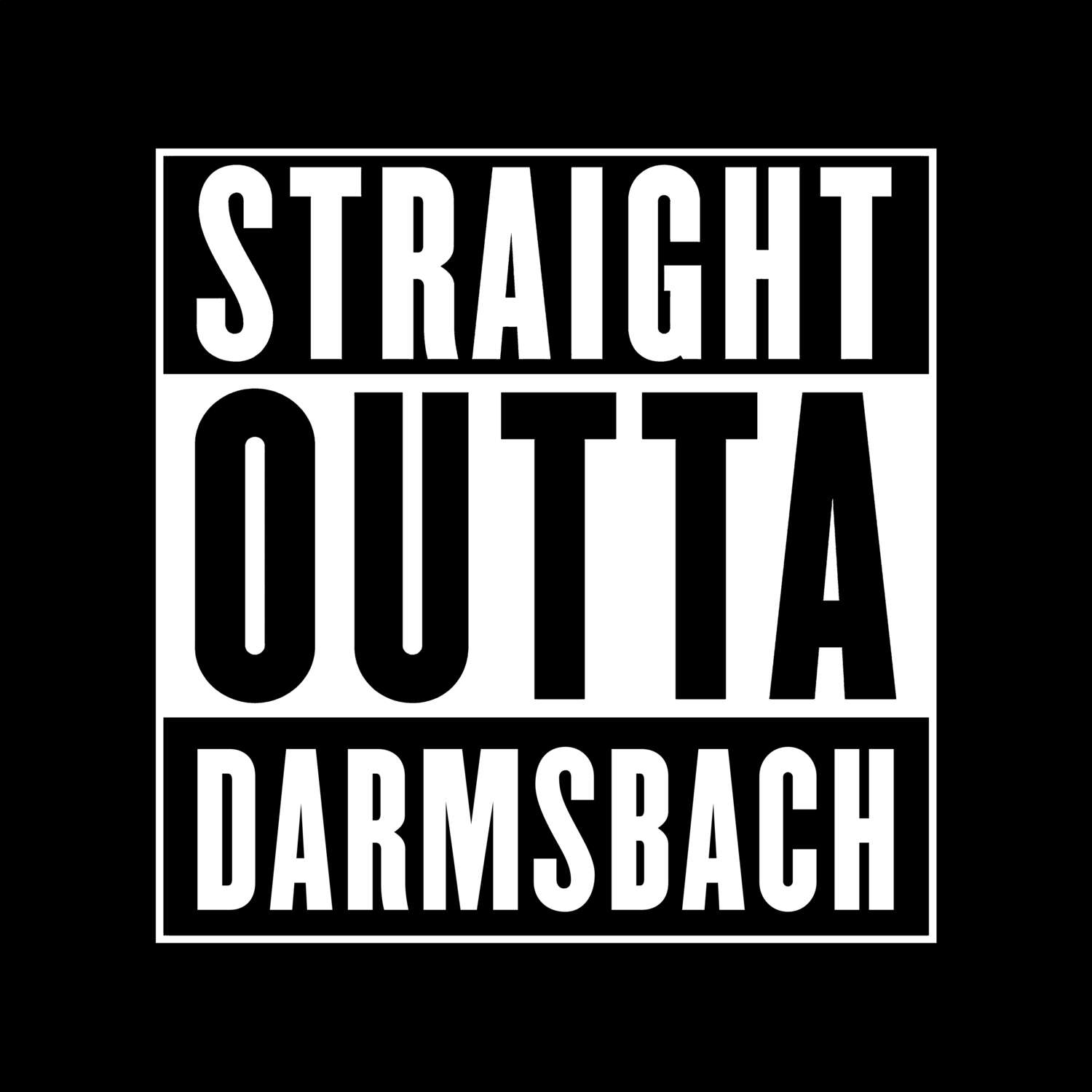 Darmsbach T-Shirt »Straight Outta«