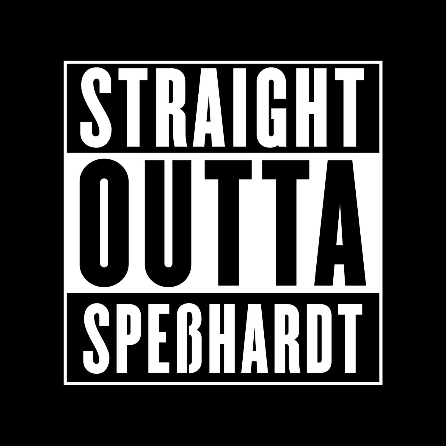 Speßhardt T-Shirt »Straight Outta«