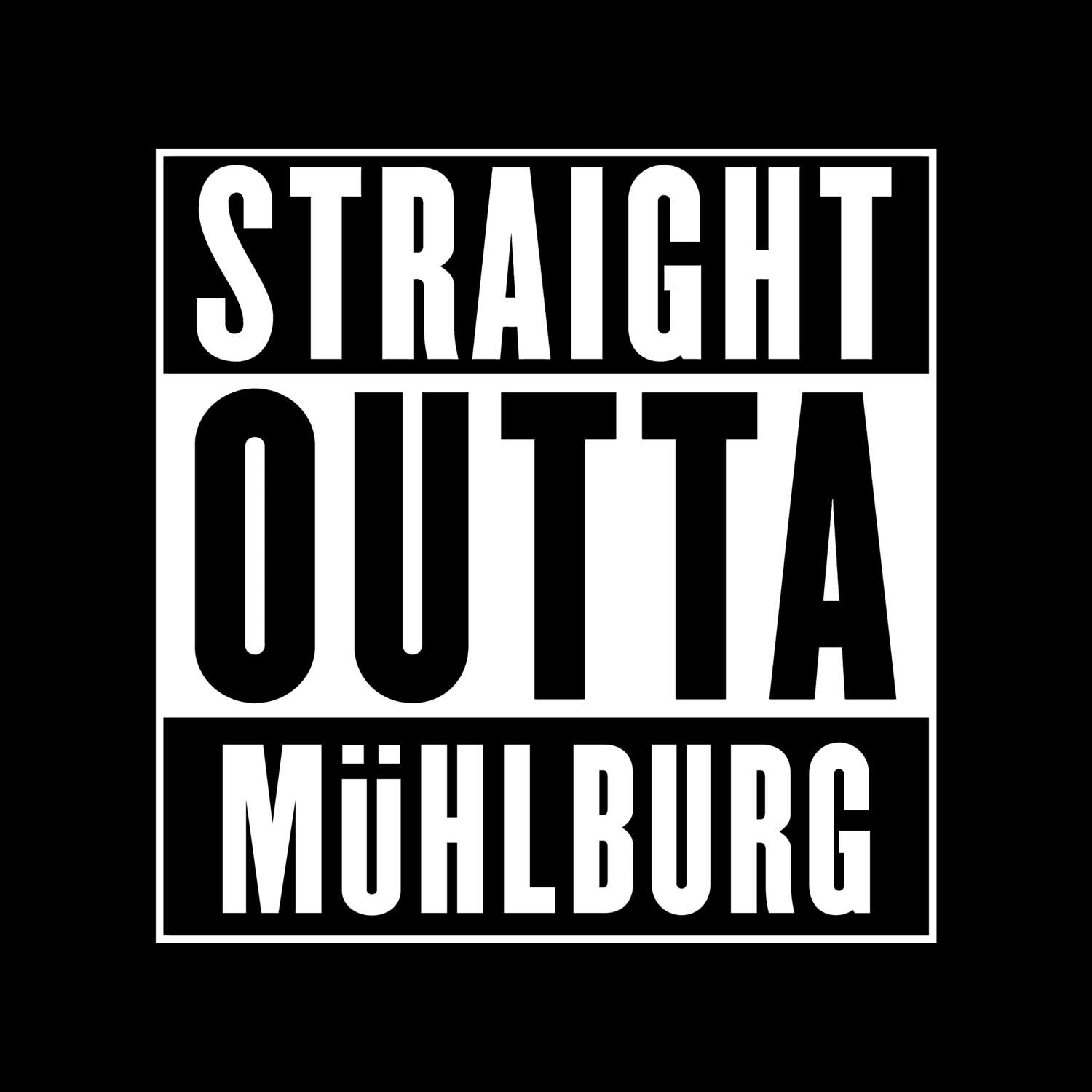 Mühlburg T-Shirt »Straight Outta«