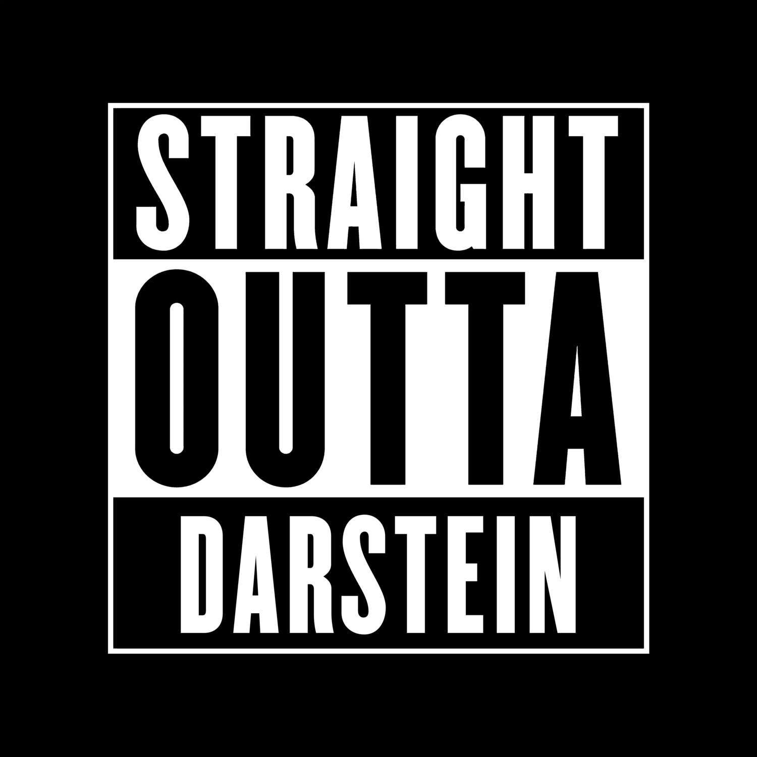 Darstein T-Shirt »Straight Outta«