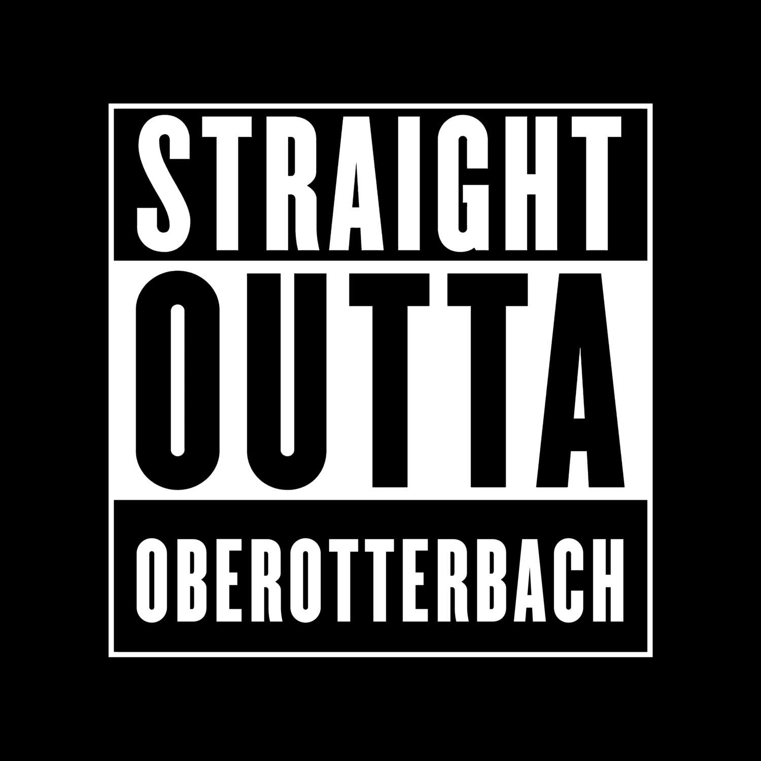 Oberotterbach T-Shirt »Straight Outta«