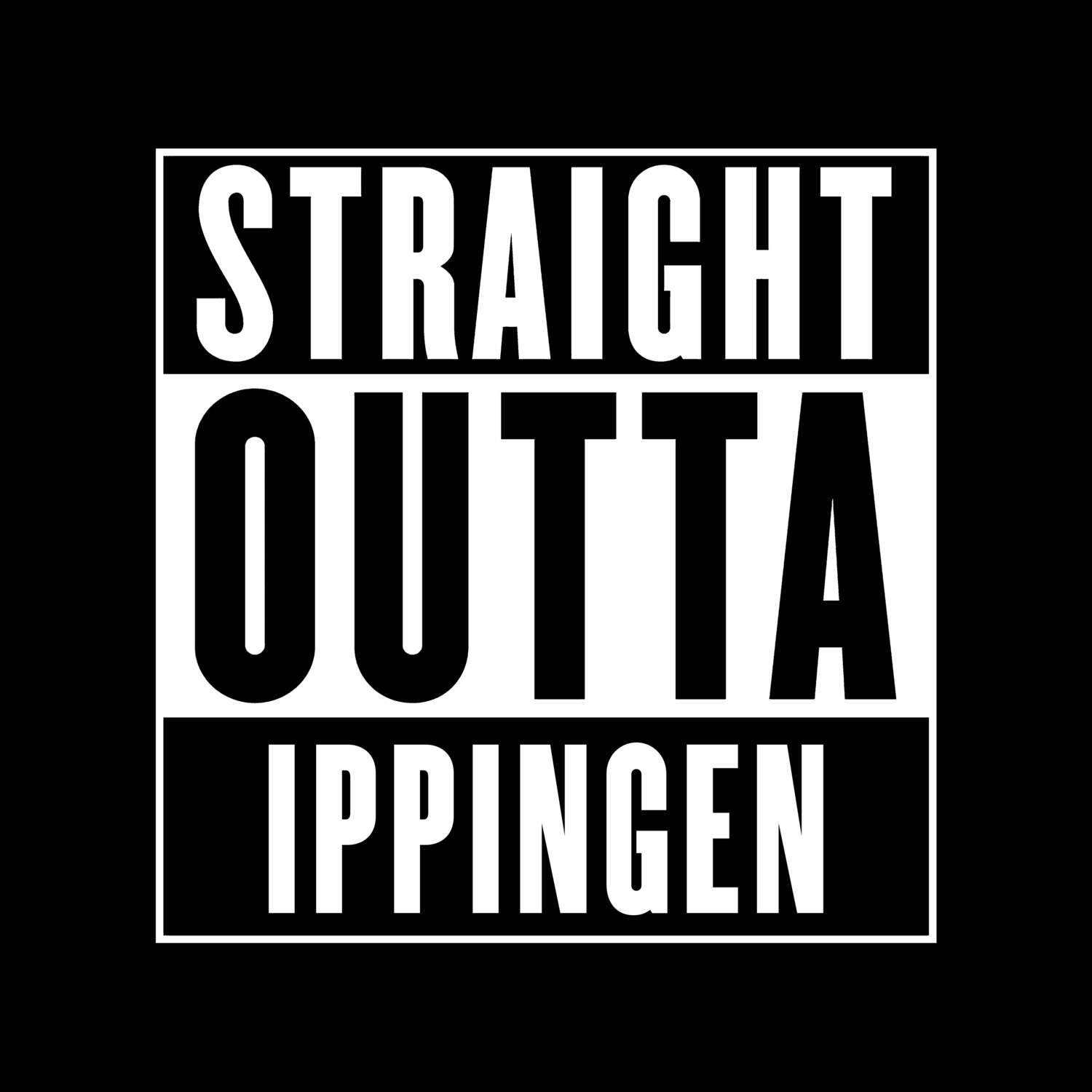 Ippingen T-Shirt »Straight Outta«