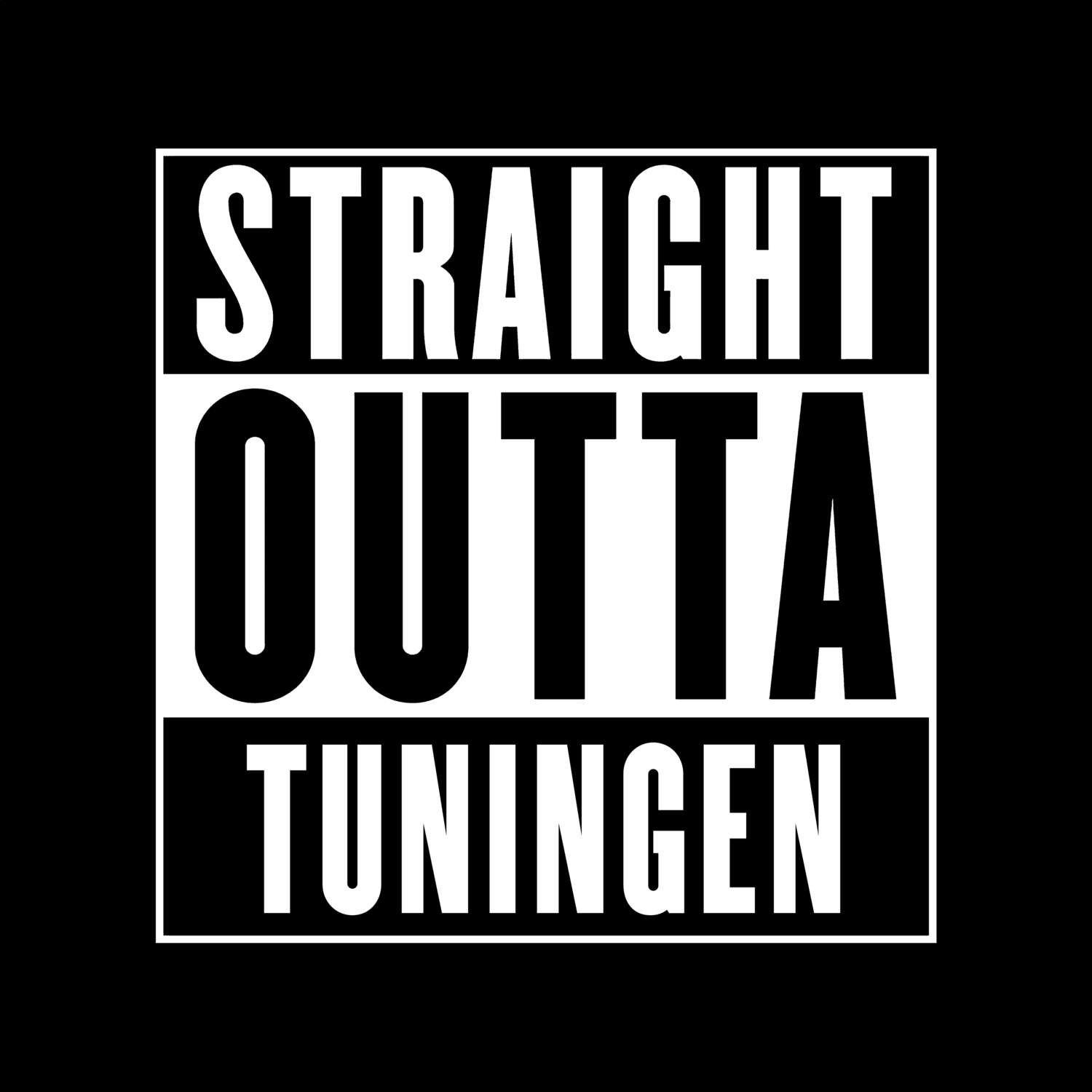 Tuningen T-Shirt »Straight Outta«