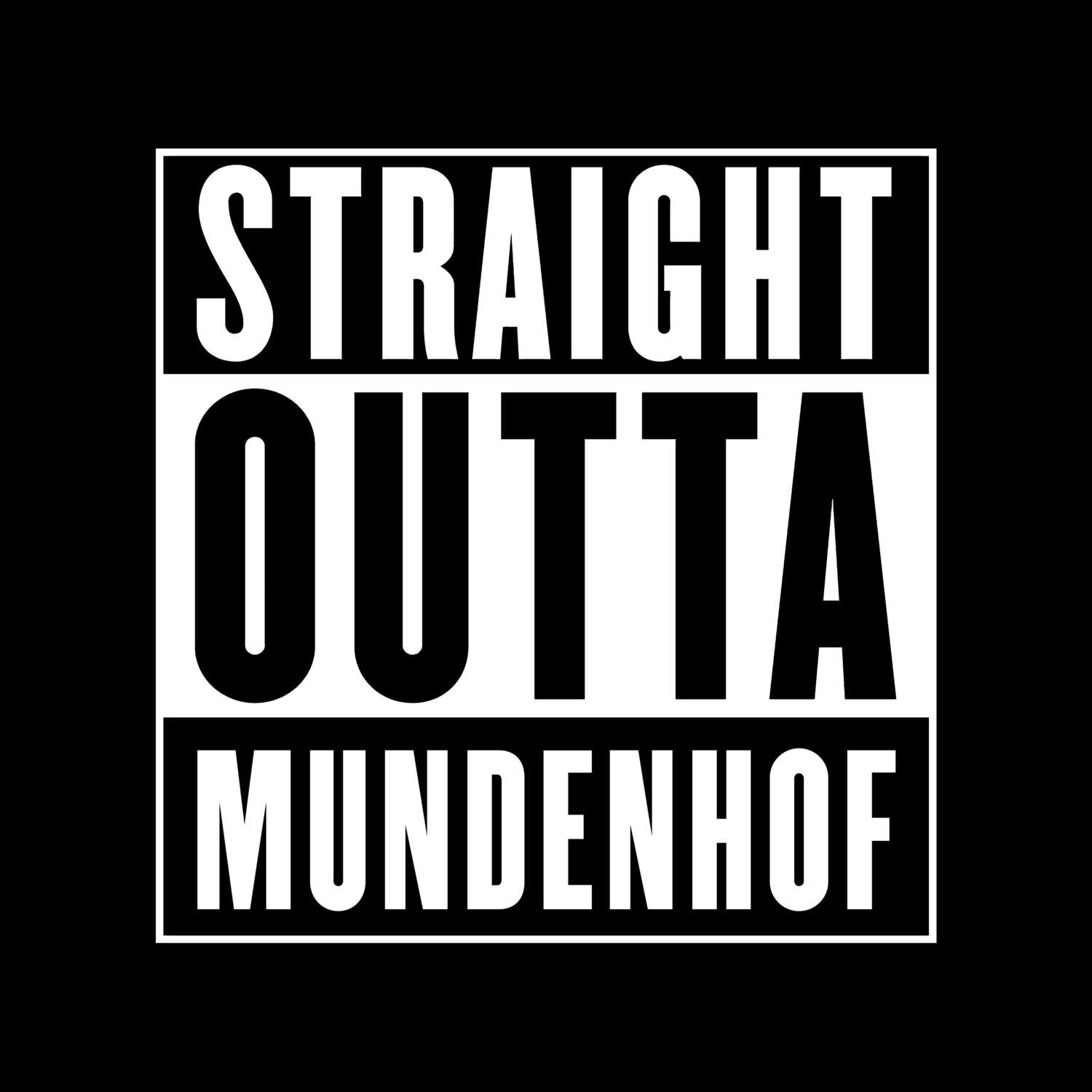 Mundenhof T-Shirt »Straight Outta«