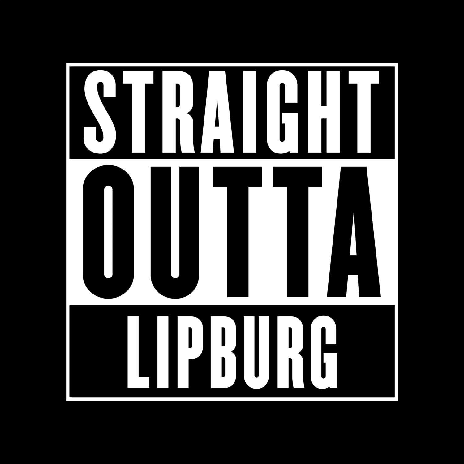 Lipburg T-Shirt »Straight Outta«