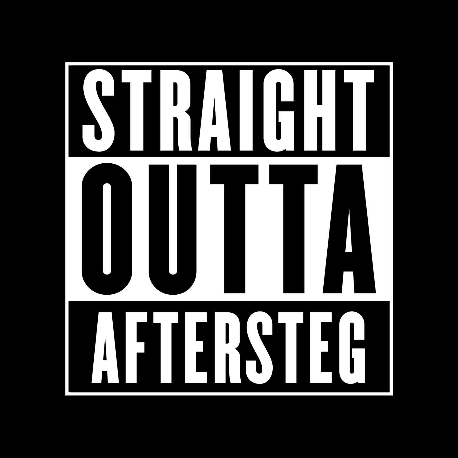 Aftersteg T-Shirt »Straight Outta«