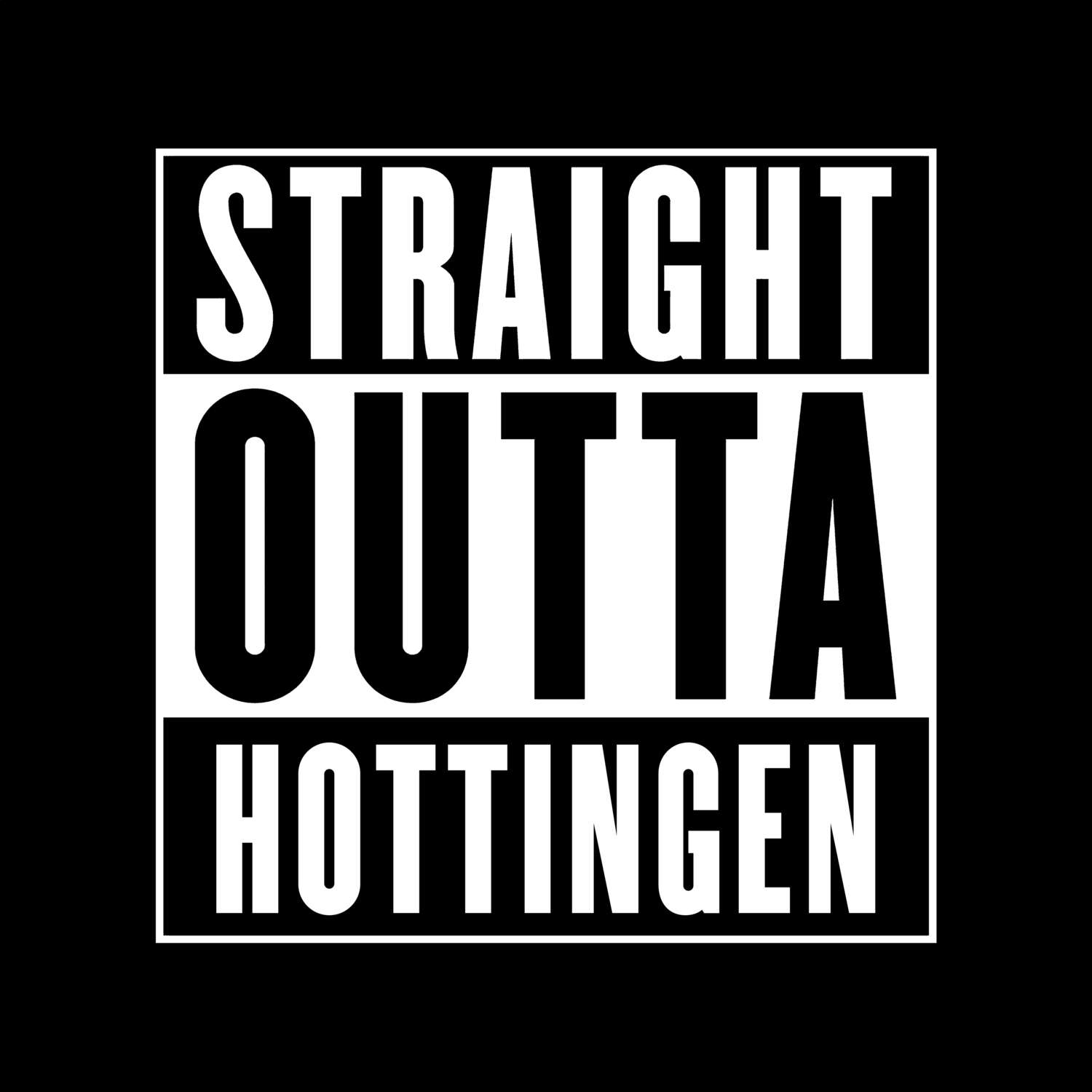 Hottingen T-Shirt »Straight Outta«