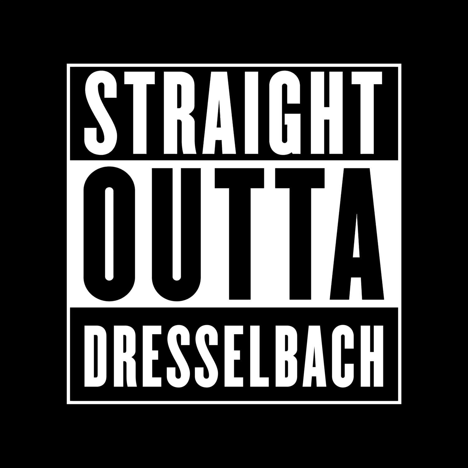 Dresselbach T-Shirt »Straight Outta«