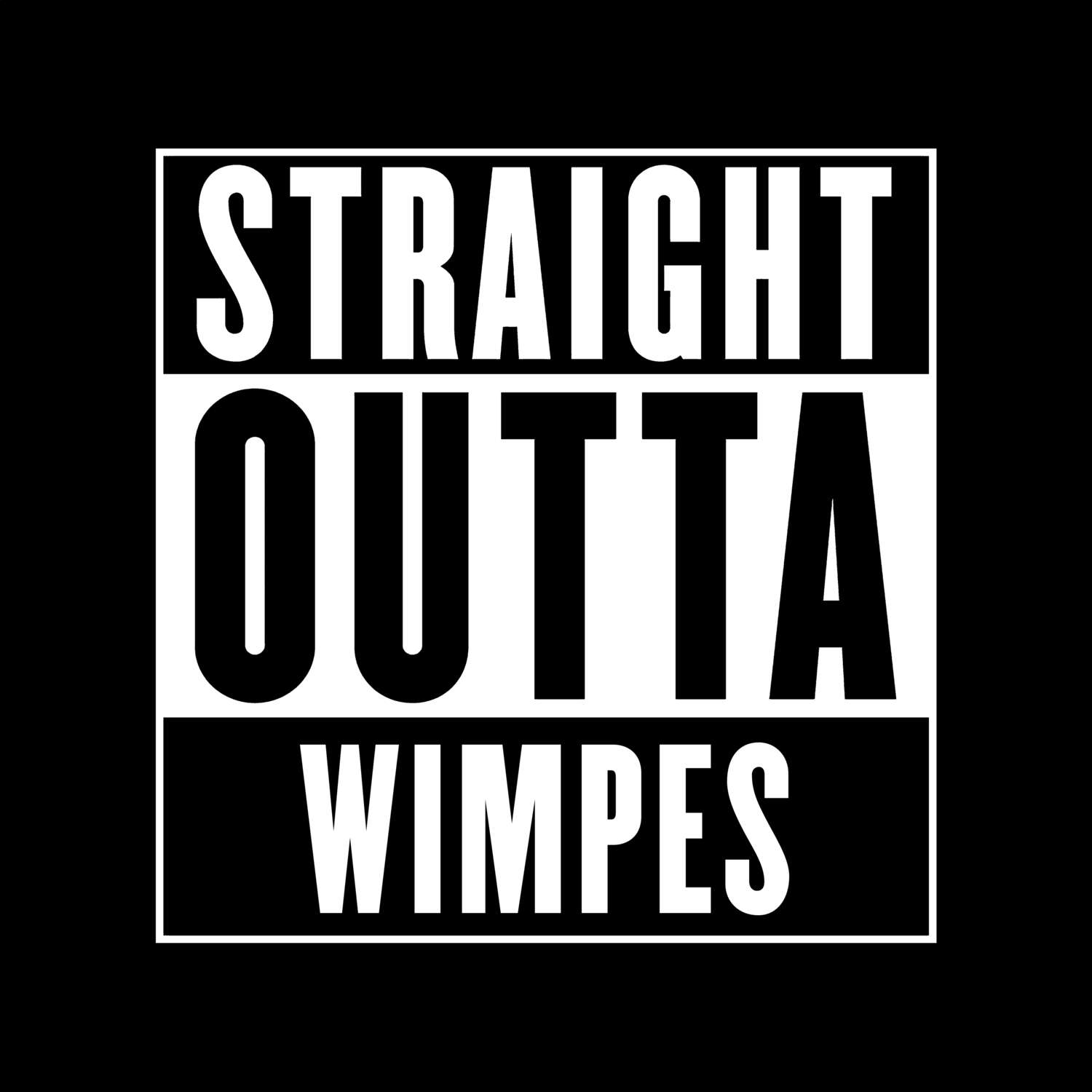 Wimpes T-Shirt »Straight Outta«