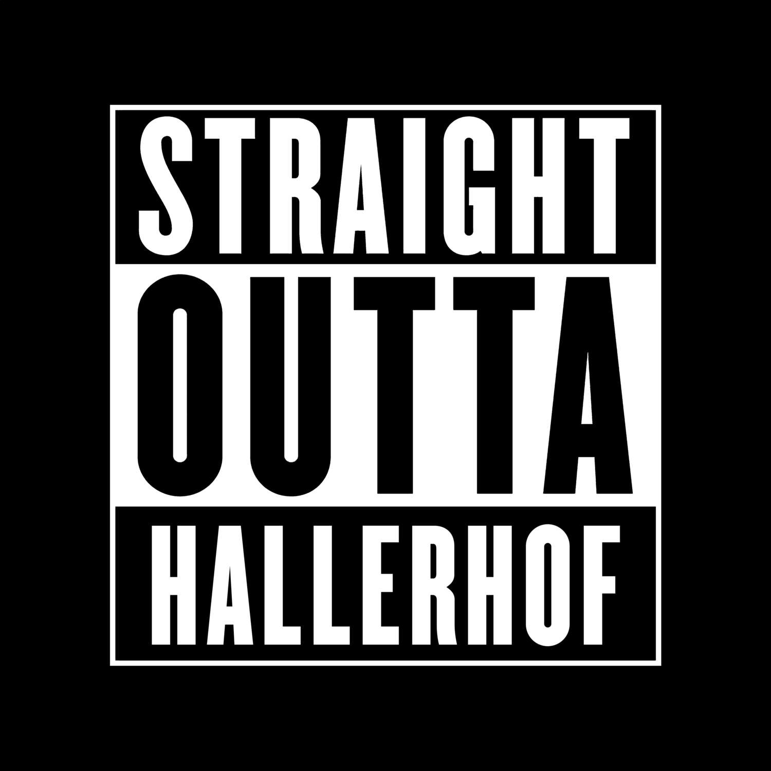 Hallerhof T-Shirt »Straight Outta«