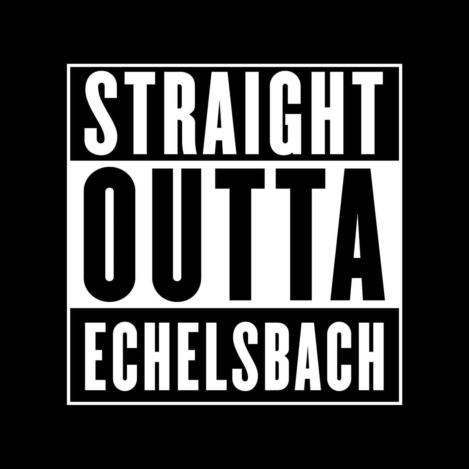Echelsbach T-Shirt »Straight Outta«
