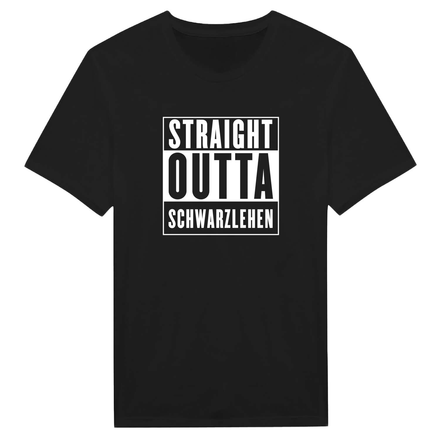 Schwarzlehen T-Shirt »Straight Outta«