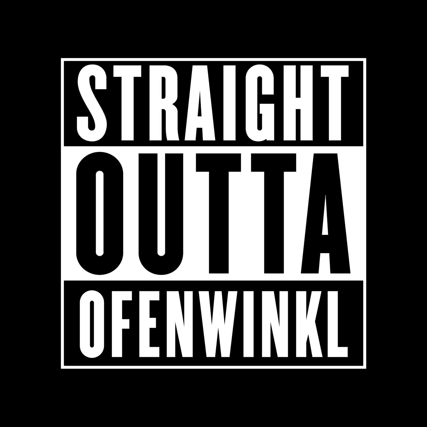 Ofenwinkl T-Shirt »Straight Outta«