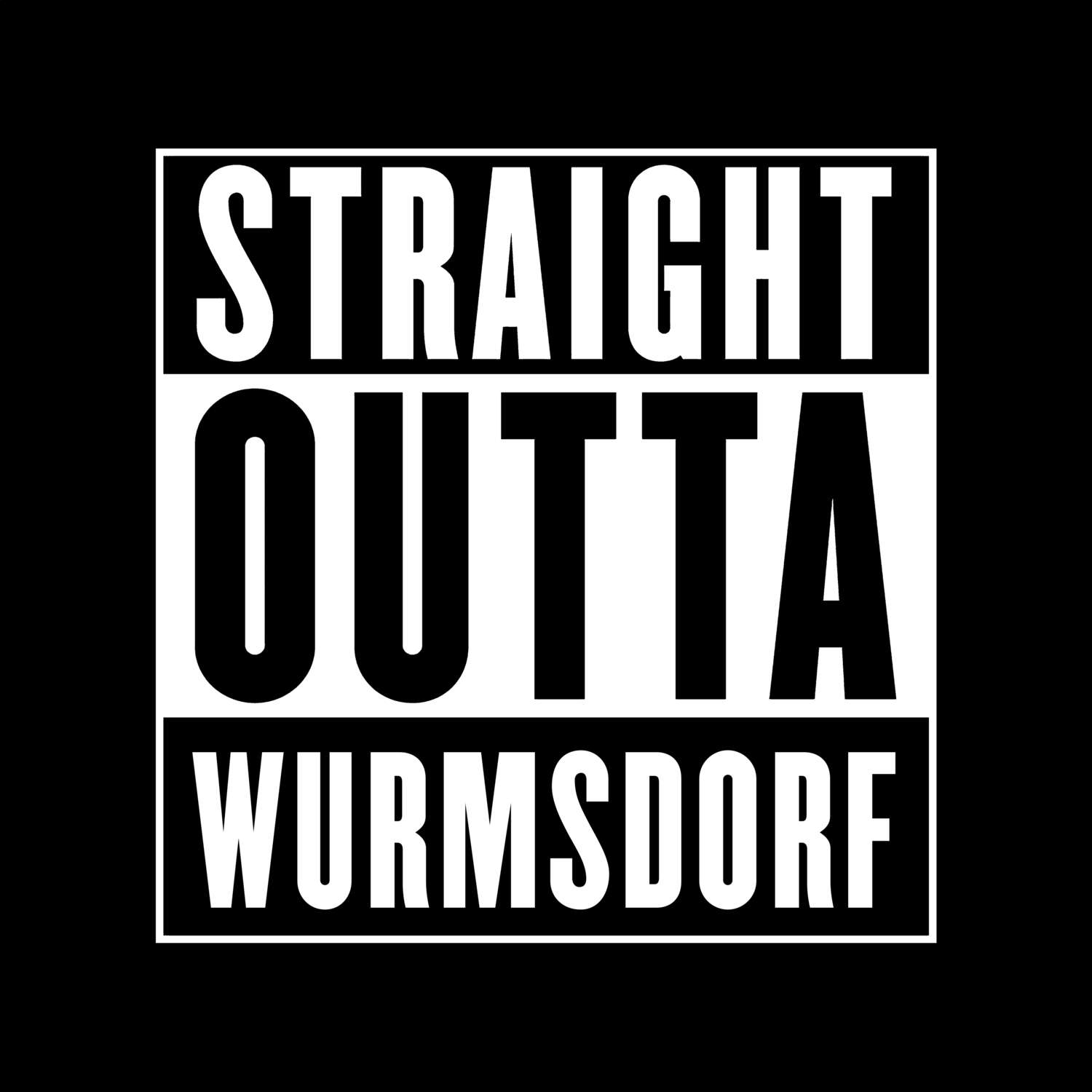 Wurmsdorf T-Shirt »Straight Outta«