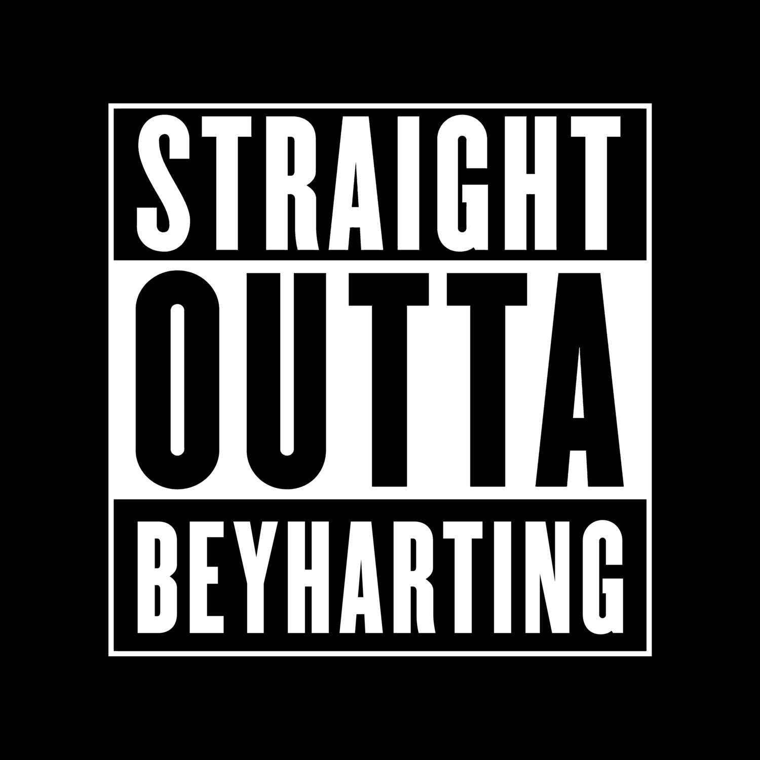 Beyharting T-Shirt »Straight Outta«