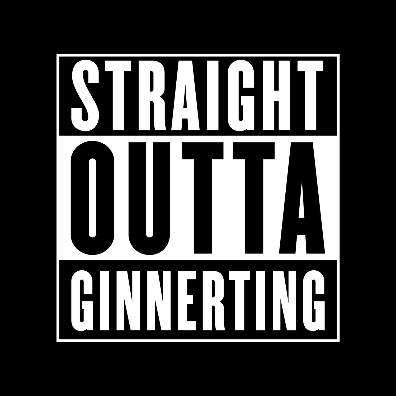 Ginnerting T-Shirt »Straight Outta«