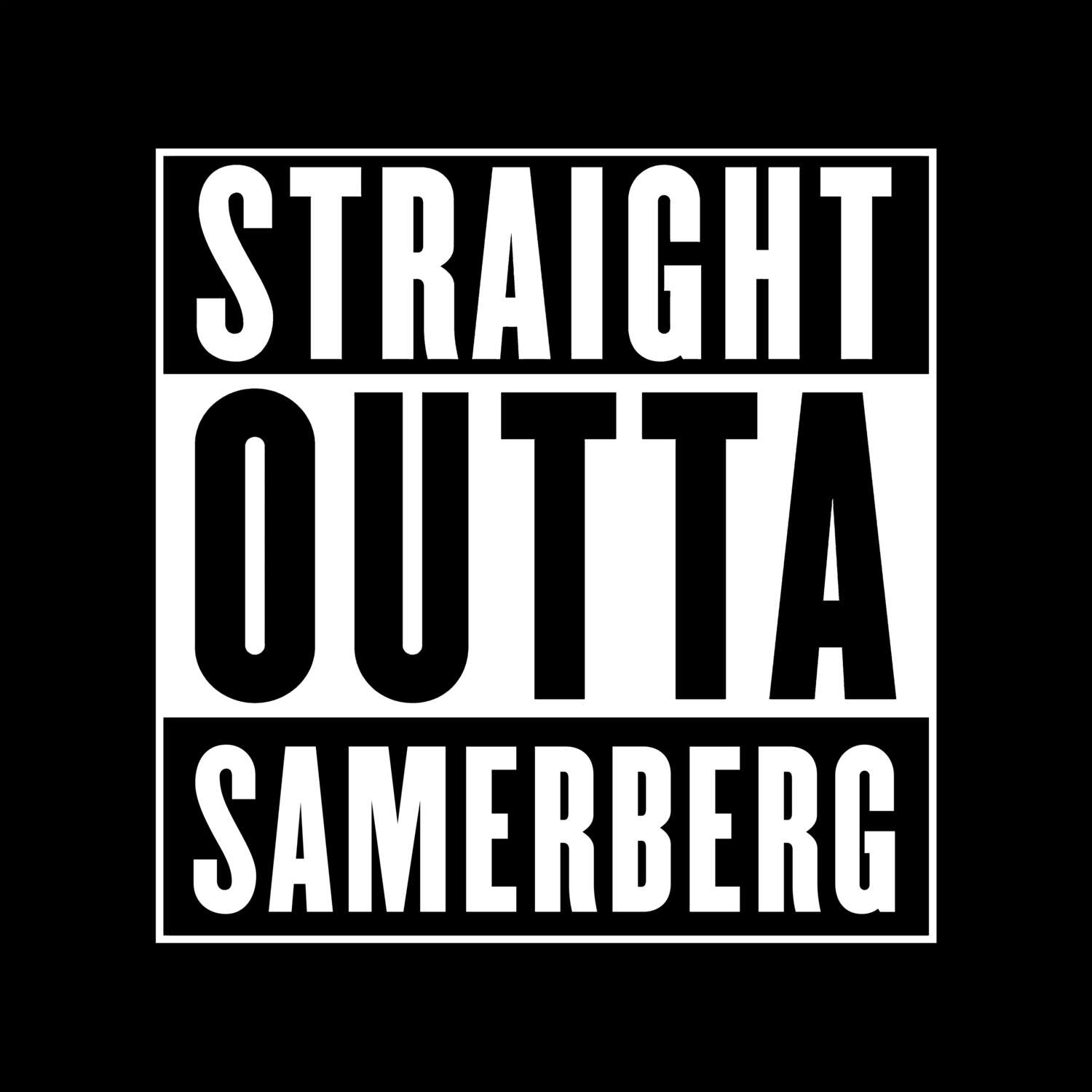 Samerberg T-Shirt »Straight Outta«