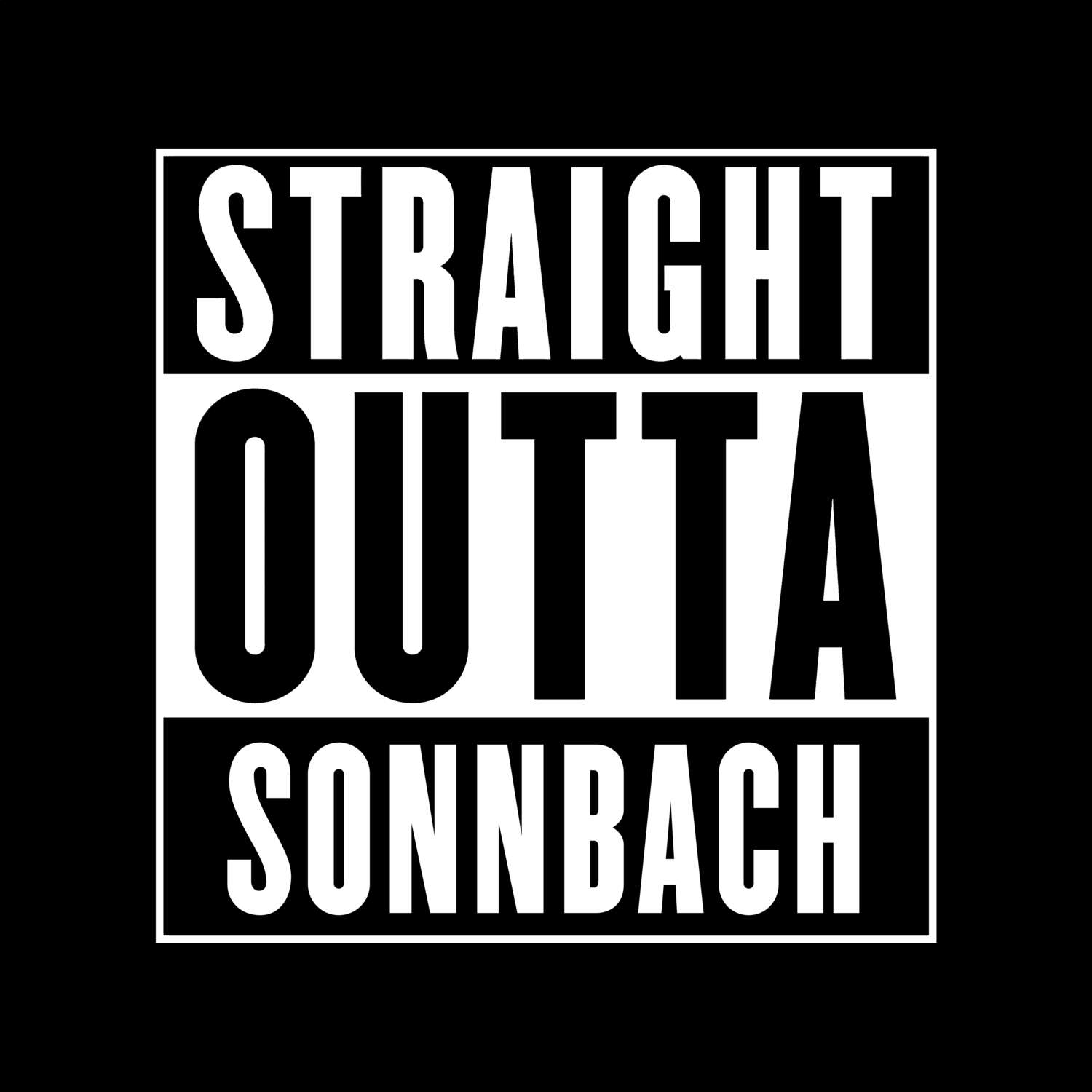 Sonnbach T-Shirt »Straight Outta«