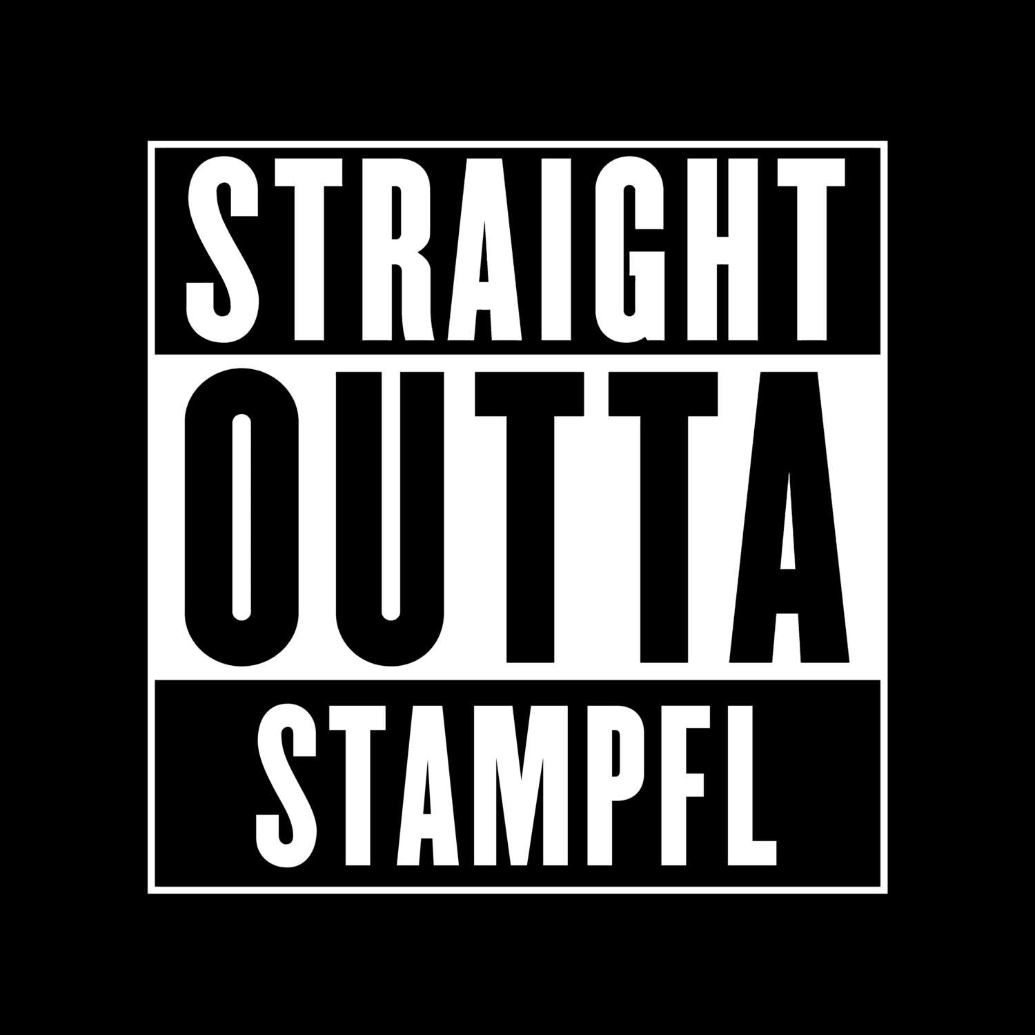 Stampfl T-Shirt »Straight Outta«