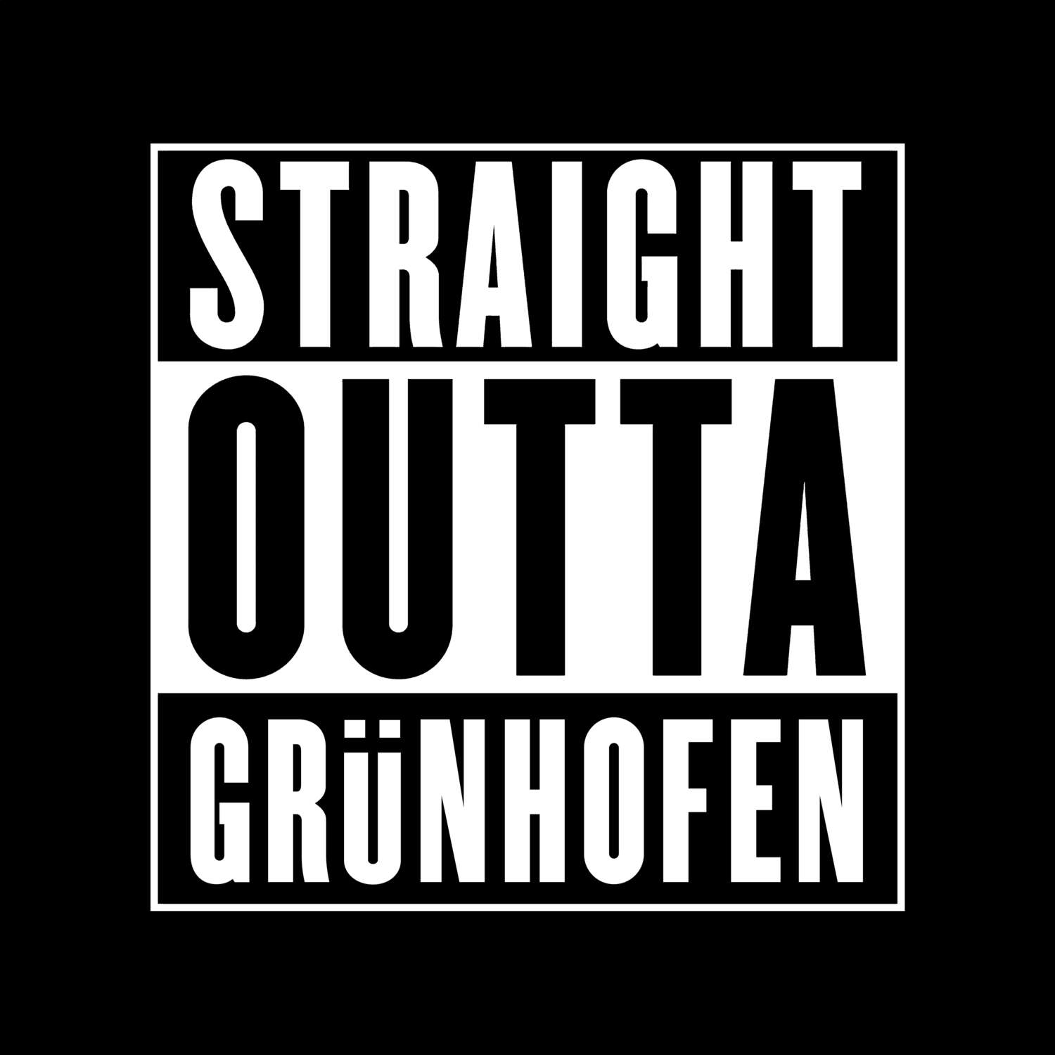Grünhofen T-Shirt »Straight Outta«