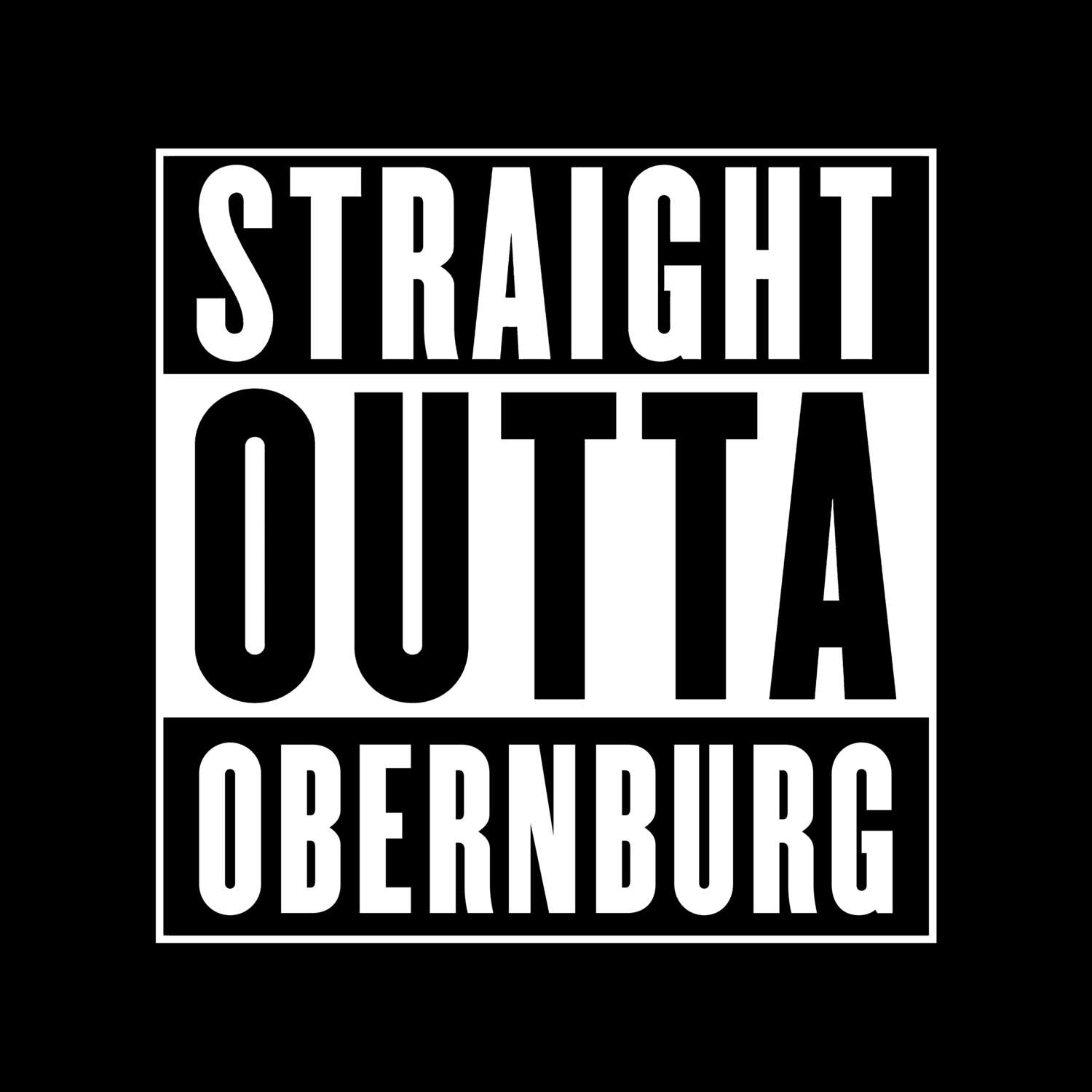 Obernburg T-Shirt »Straight Outta«