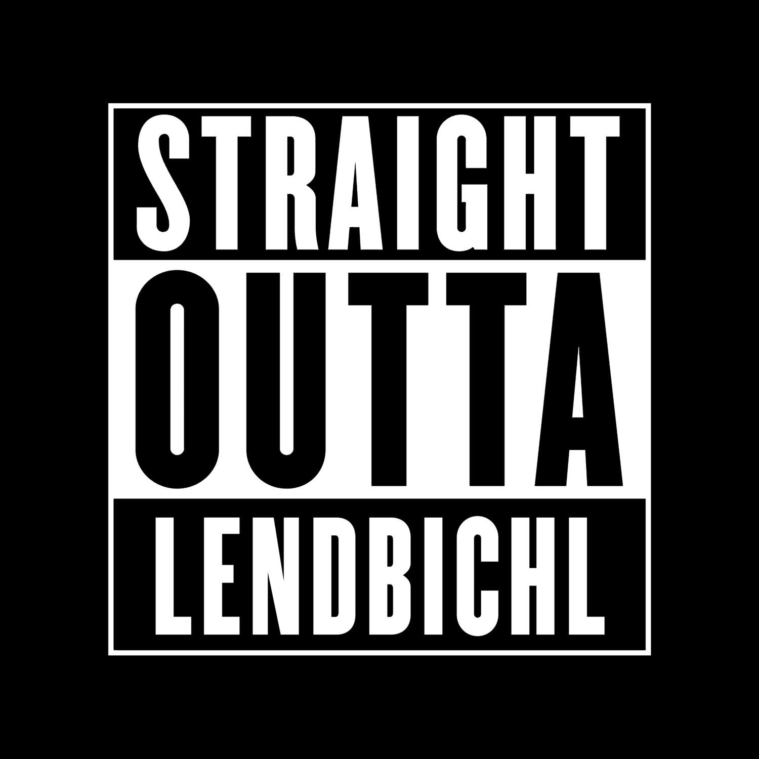 Lendbichl T-Shirt »Straight Outta«