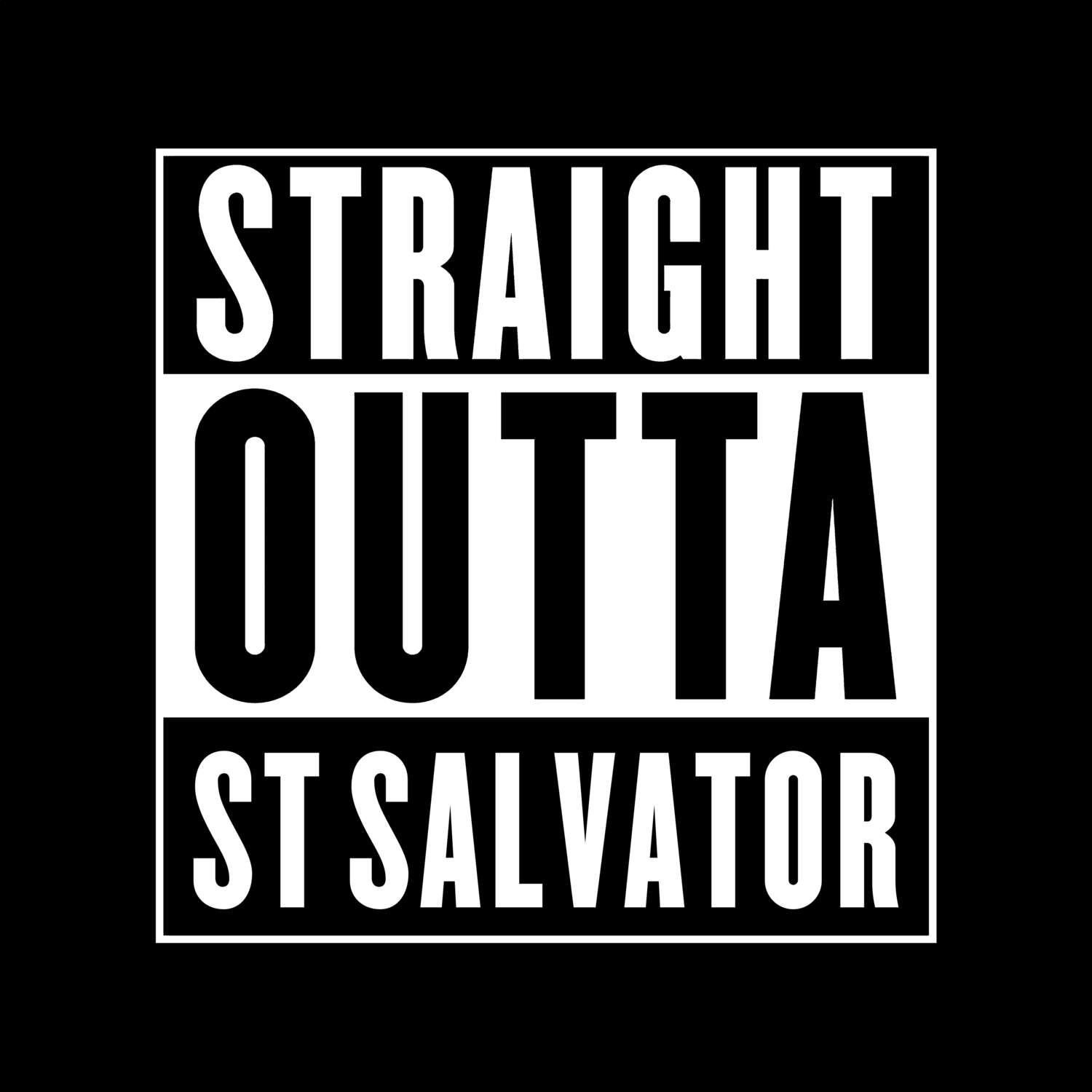 St Salvator T-Shirt »Straight Outta«