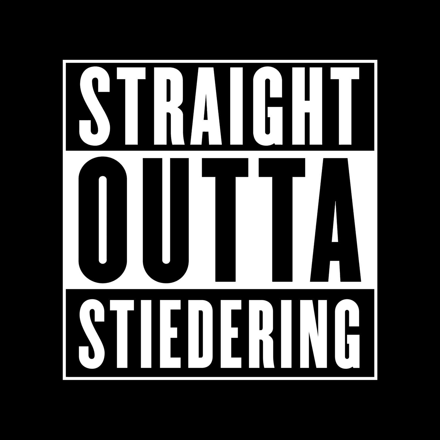 Stiedering T-Shirt »Straight Outta«