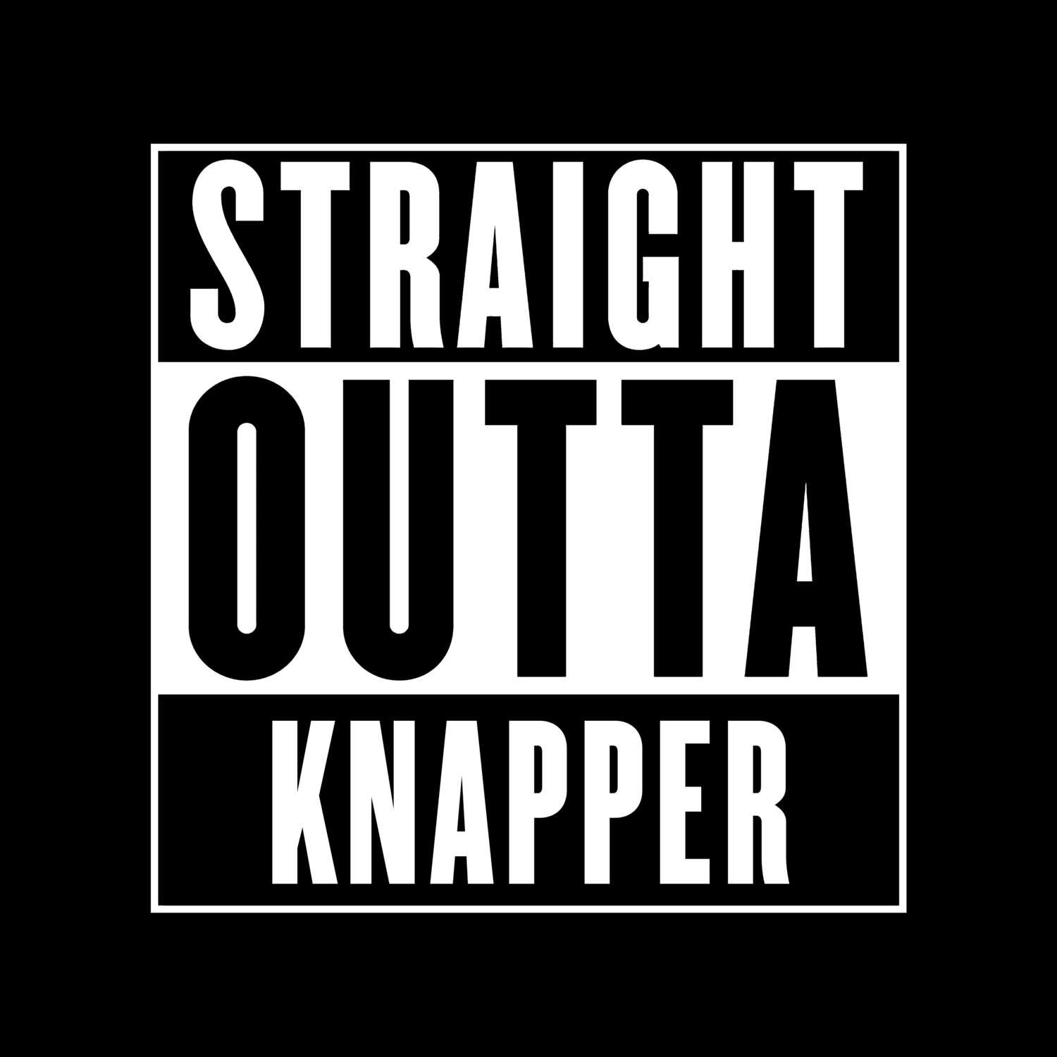 Knapper T-Shirt »Straight Outta«